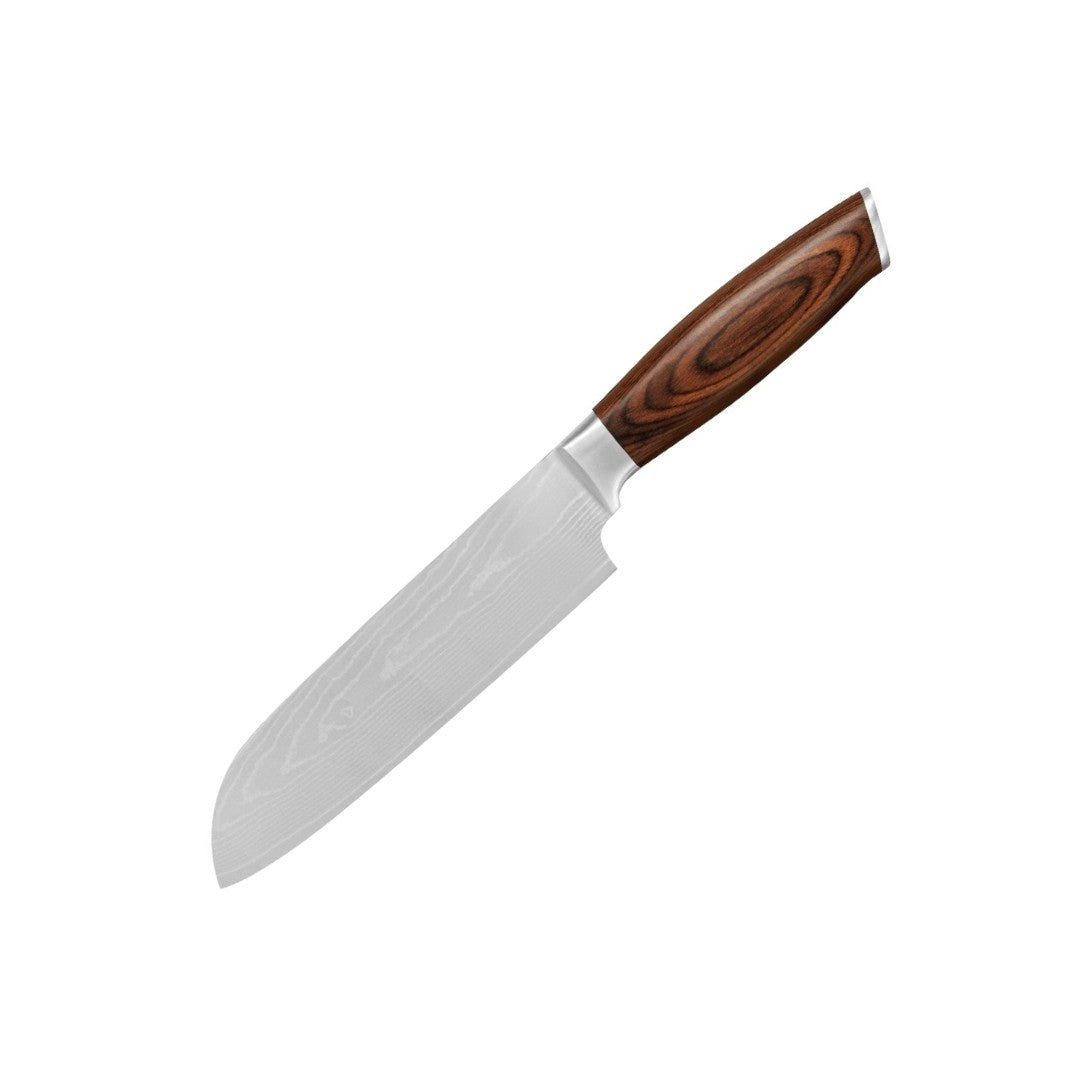 Cuțit SANTOKU Damasc - 67 straturi, VG10, Goldmann