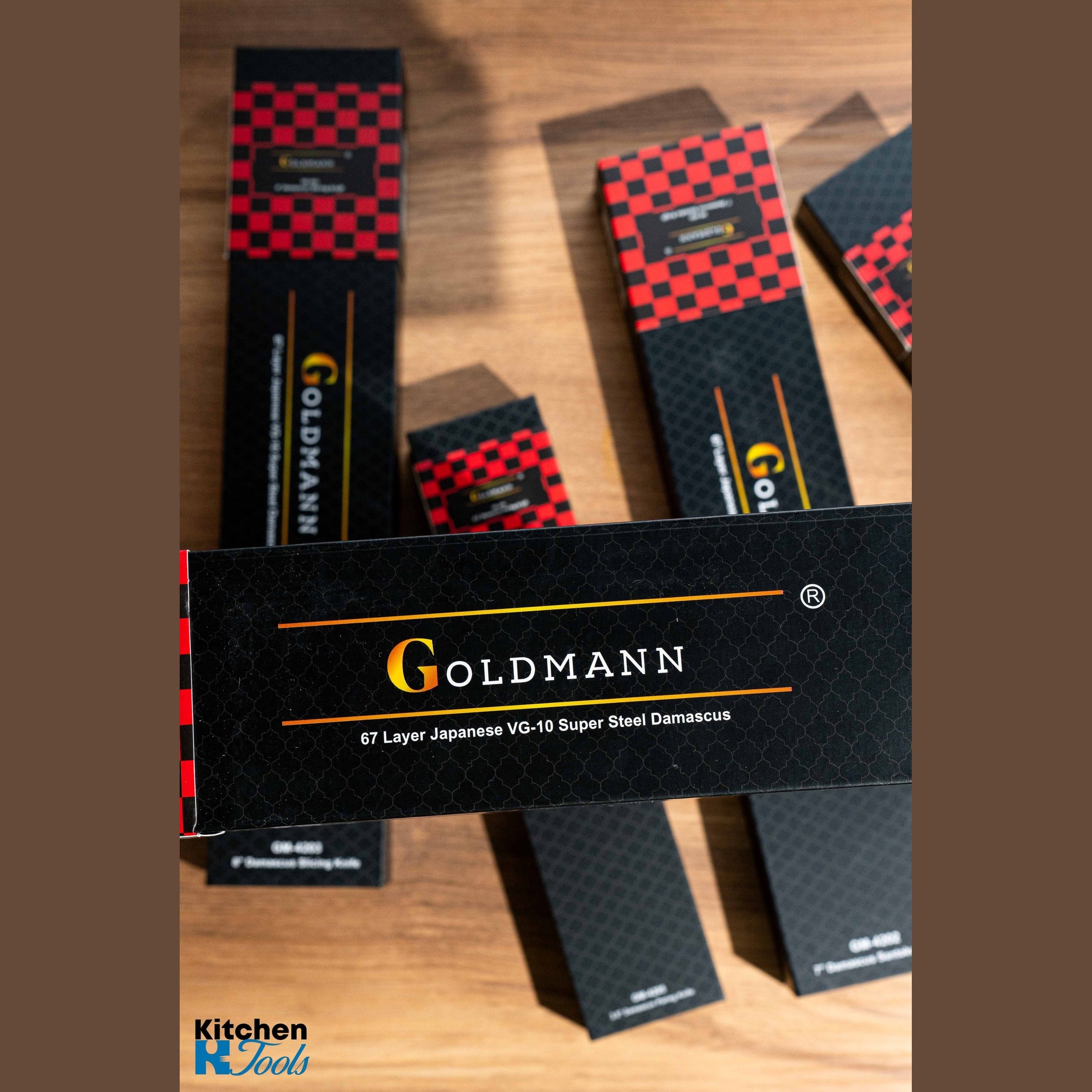 Cuțit Profesional Utilitar VG10, oțel Damasc, mâner pakka