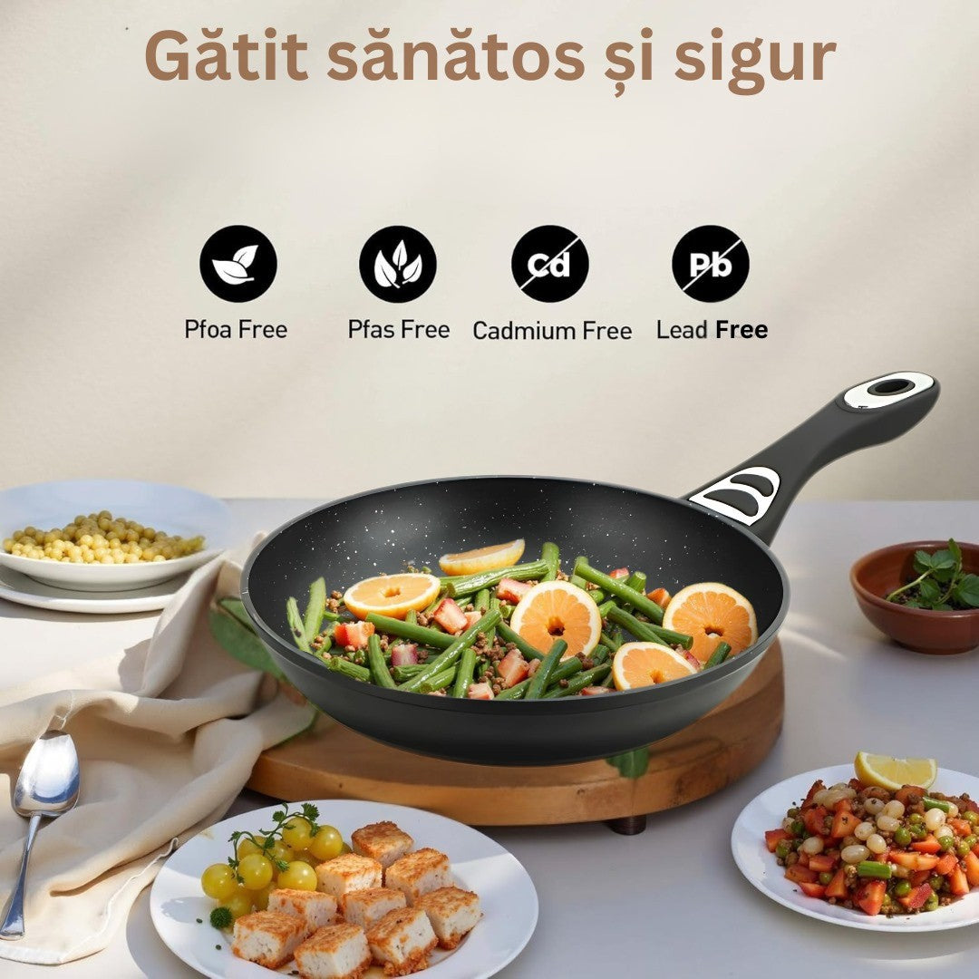 Set 3 Tigai Marmorat Bohmann 20/24/28cm