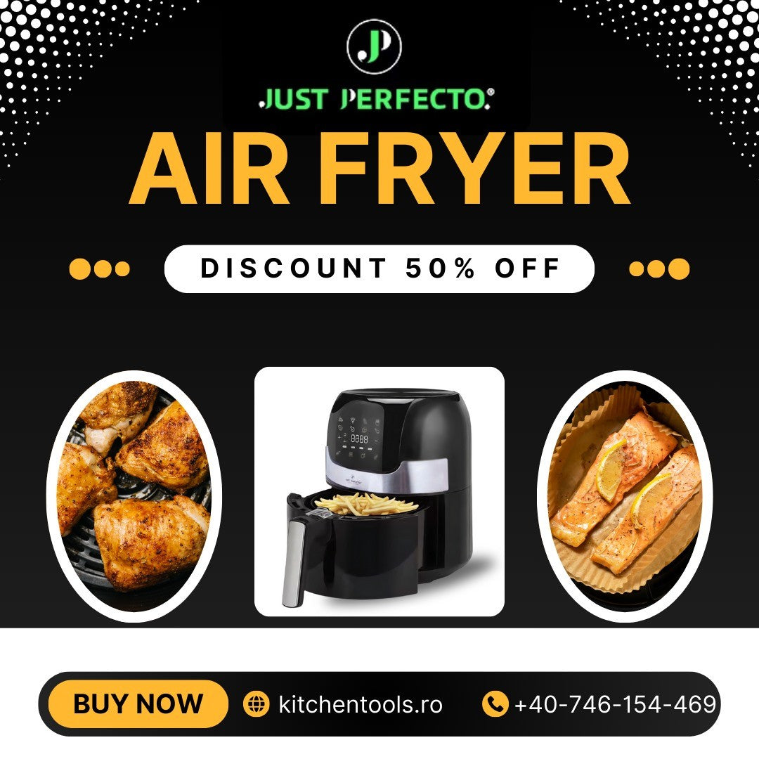 Friteuza AirFryer 9in1, 3.5L, touchscreen