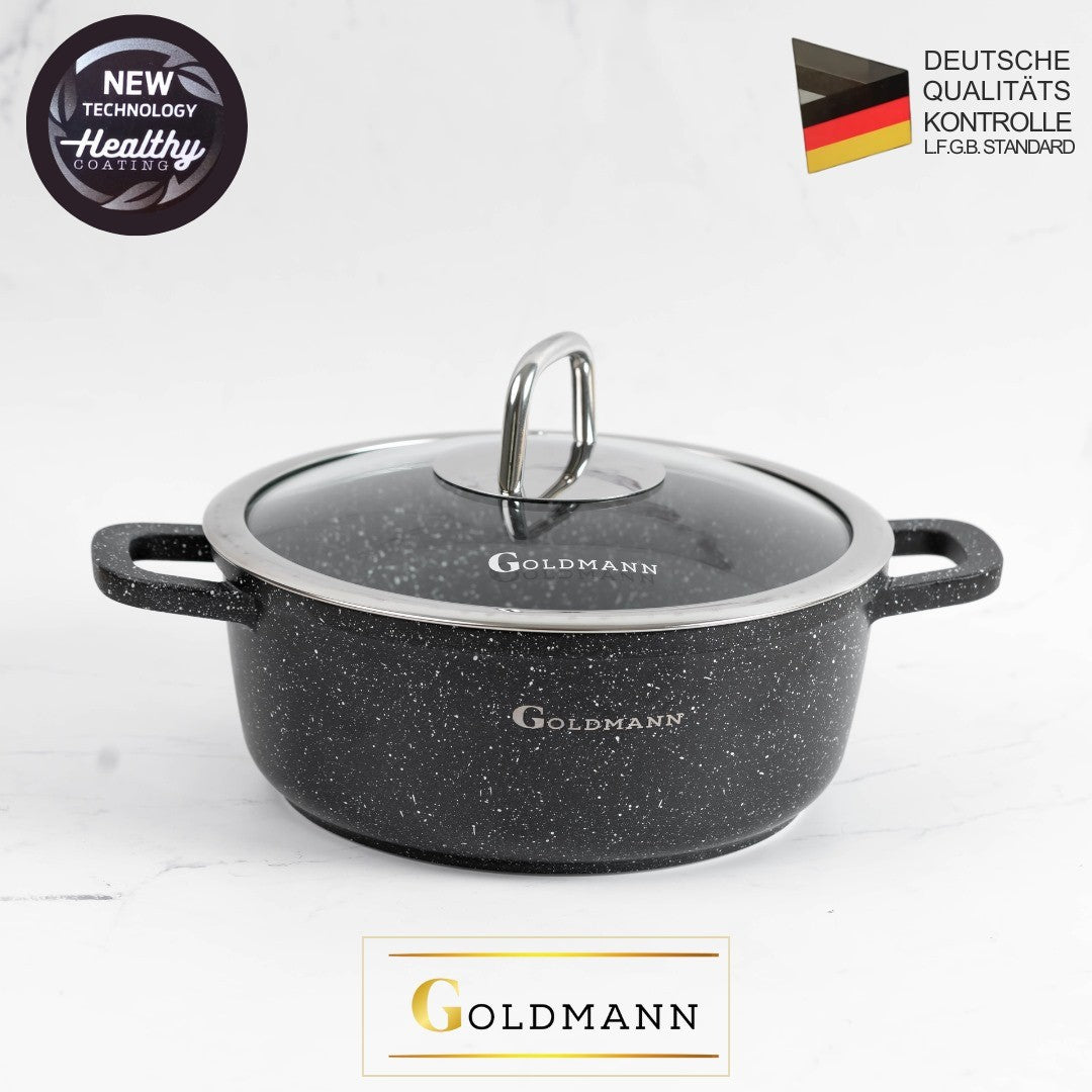 Cratită aluminiu Goldmann 7.9L cu capac termorezistent