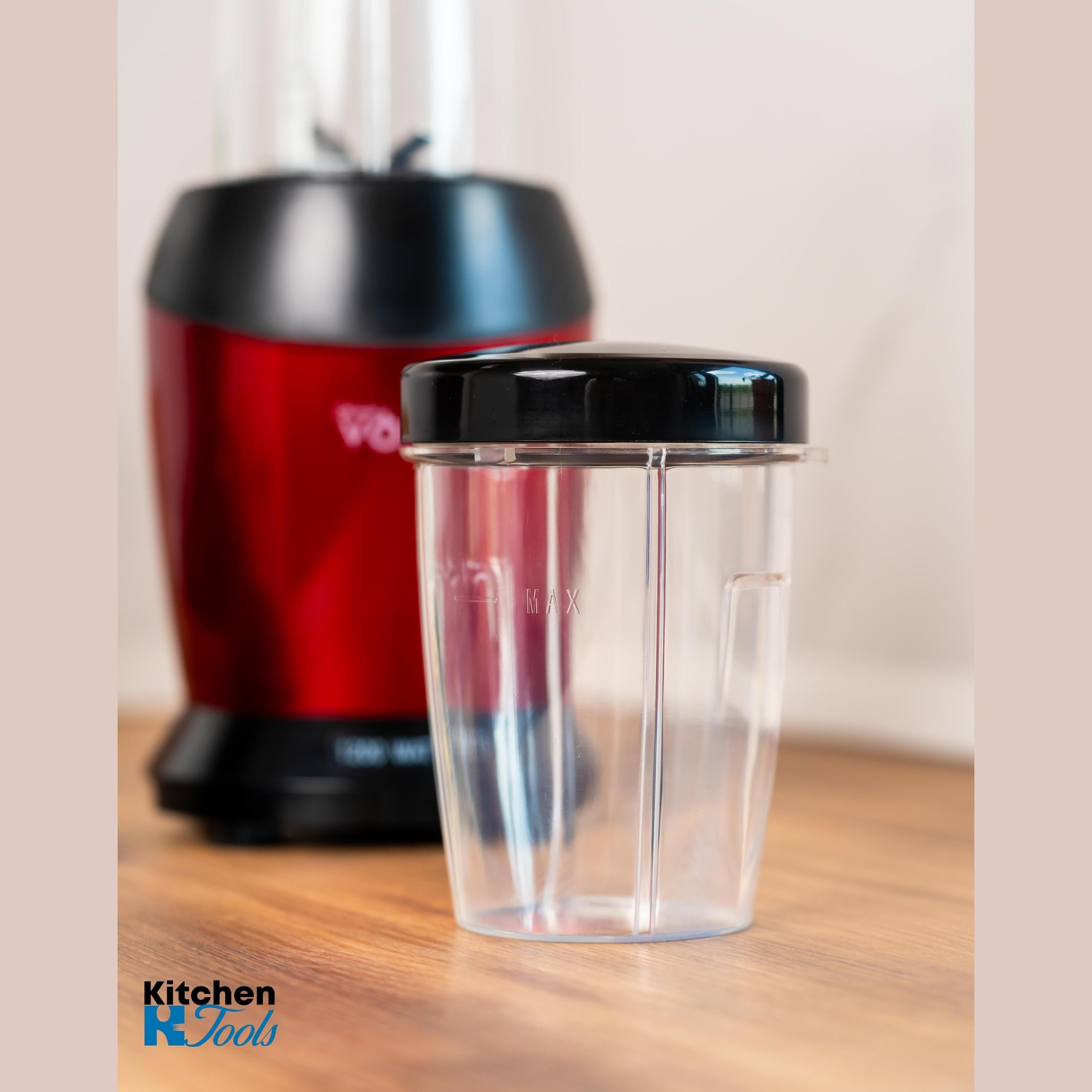 Blender multifuncțional Oliver Voltz, roșu, 1200W