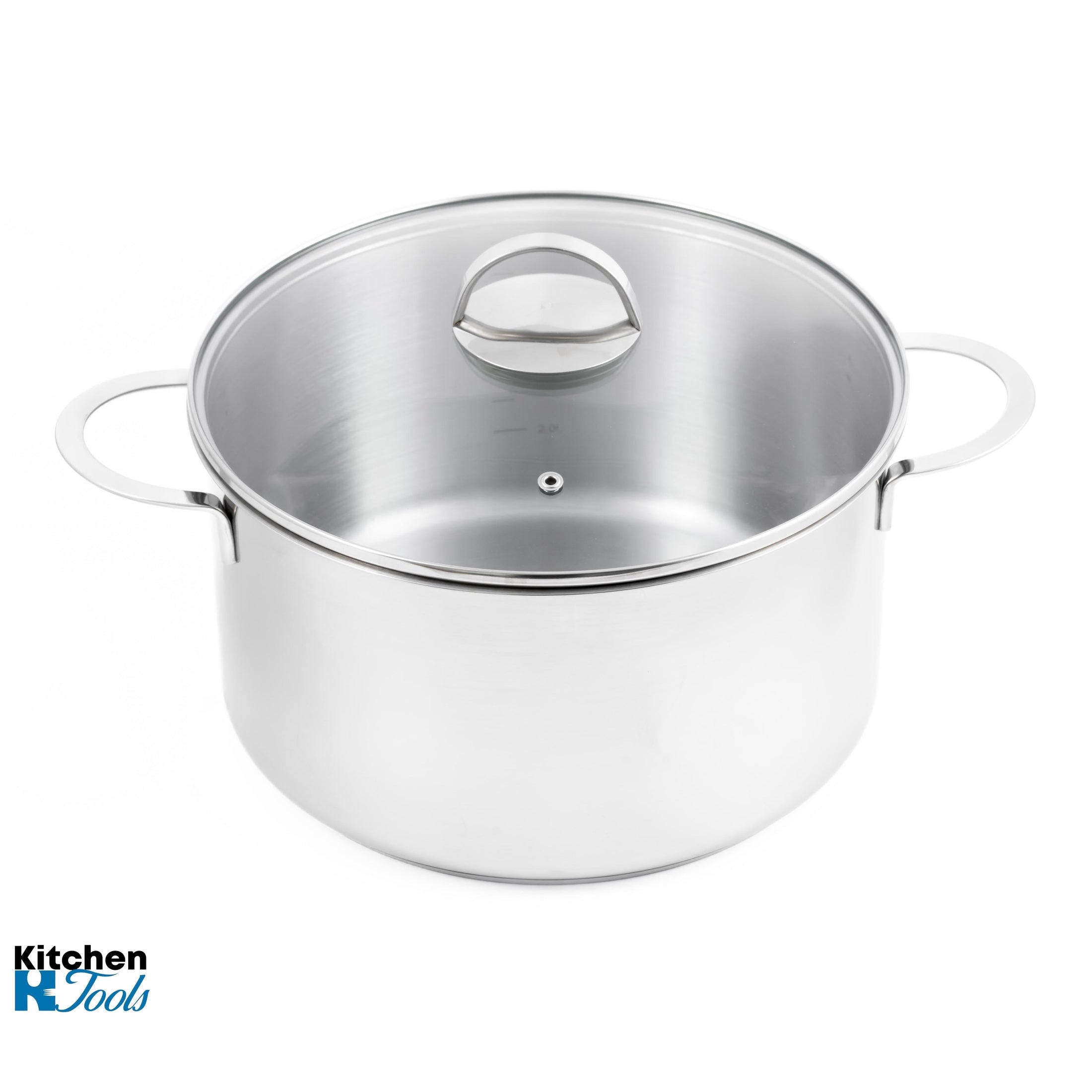 Cratita PREMIUM 9L inox 18/10 cu capac sticla