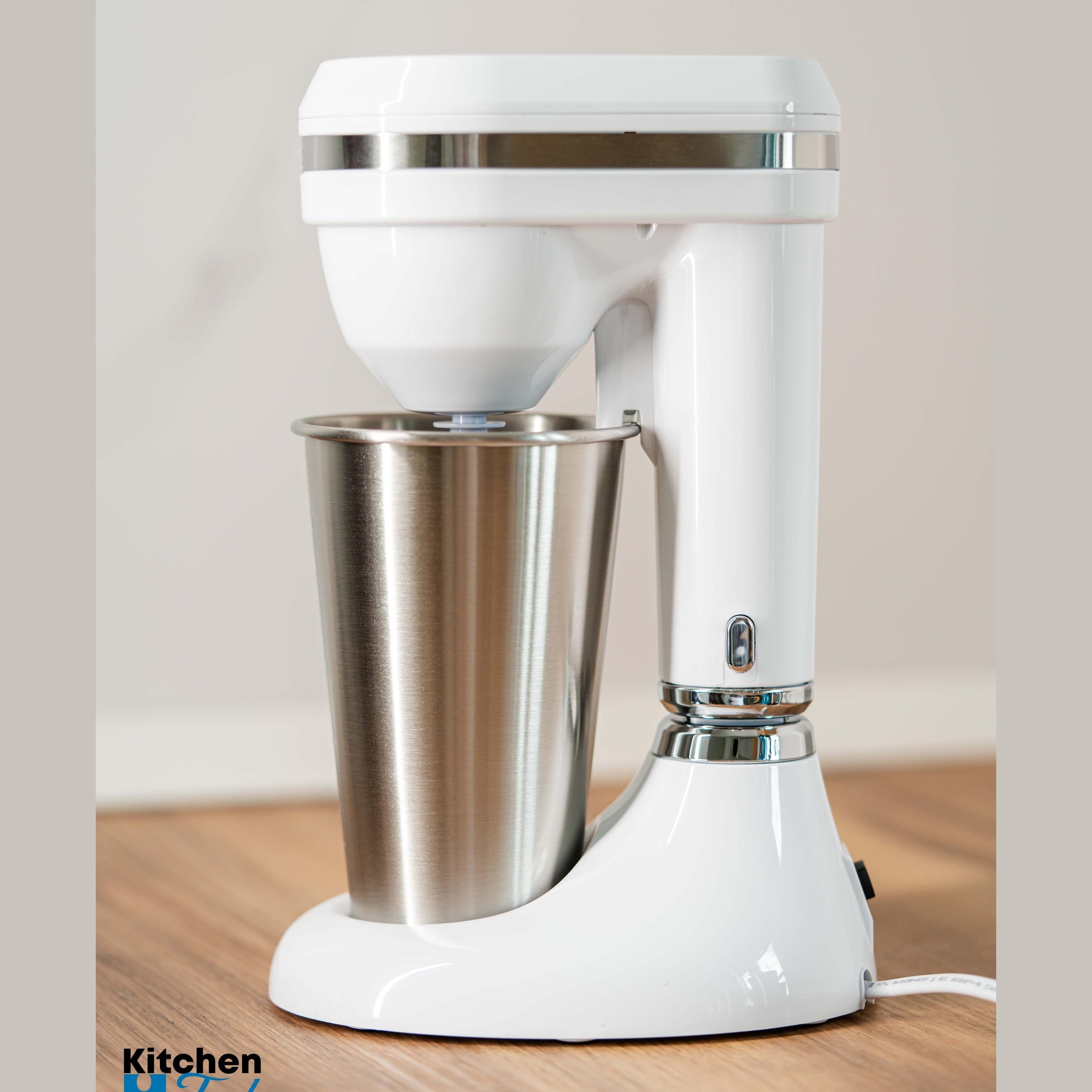 Mixer Frappe Oliver Voltz, 100W, pahar otel, alb