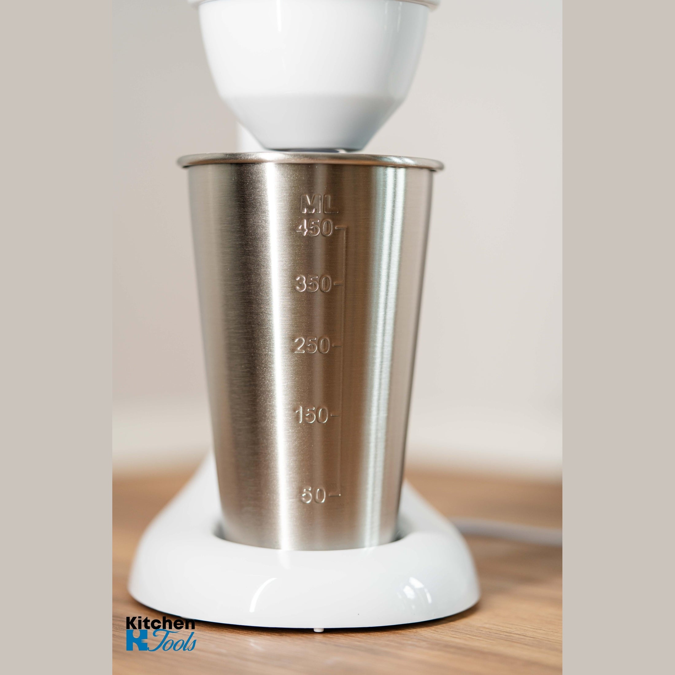 Mixer Frappe Oliver Voltz, 100W, pahar otel, alb