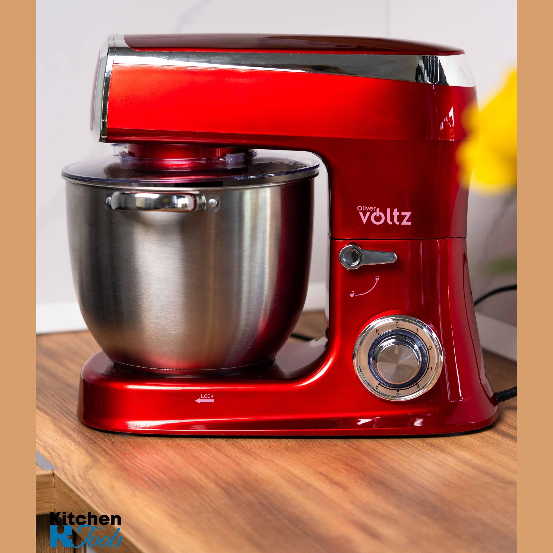 Mixer Planetar Voltz 2100W, Roșu