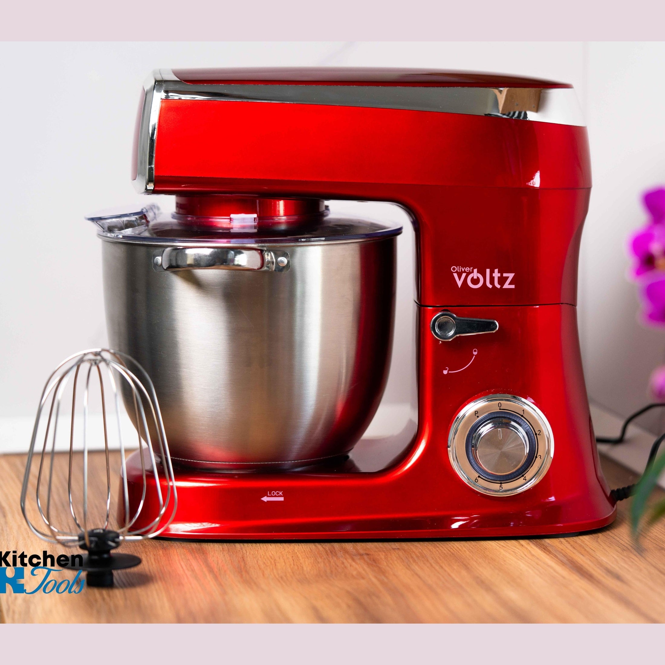 Mixer Planetar Voltz 2100W, Roșu