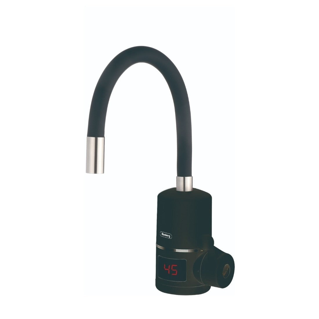 Robinet electric instant cu ecran digital și pipă flexibilă