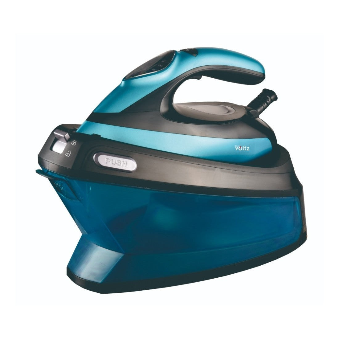 Statie de calcat Oliver Voltz, albastru-negru