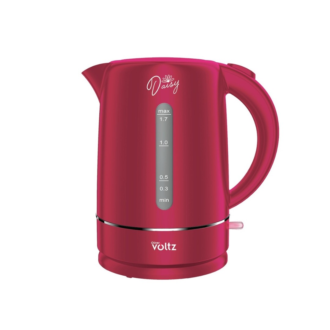 Fierbător electric roșu Oliver Voltz Daisy