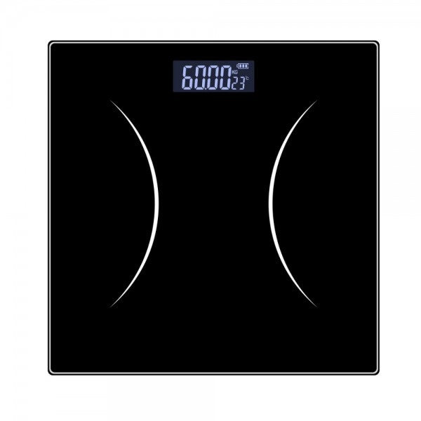 Cantar de baie digital Rosberg, 180kg, sticla