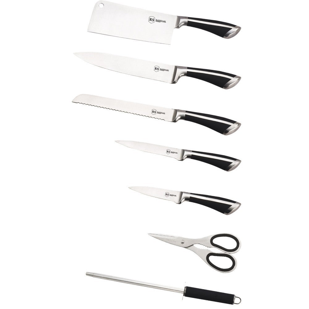 Set cuțite Bohmann 8 piese, negru/argintiu