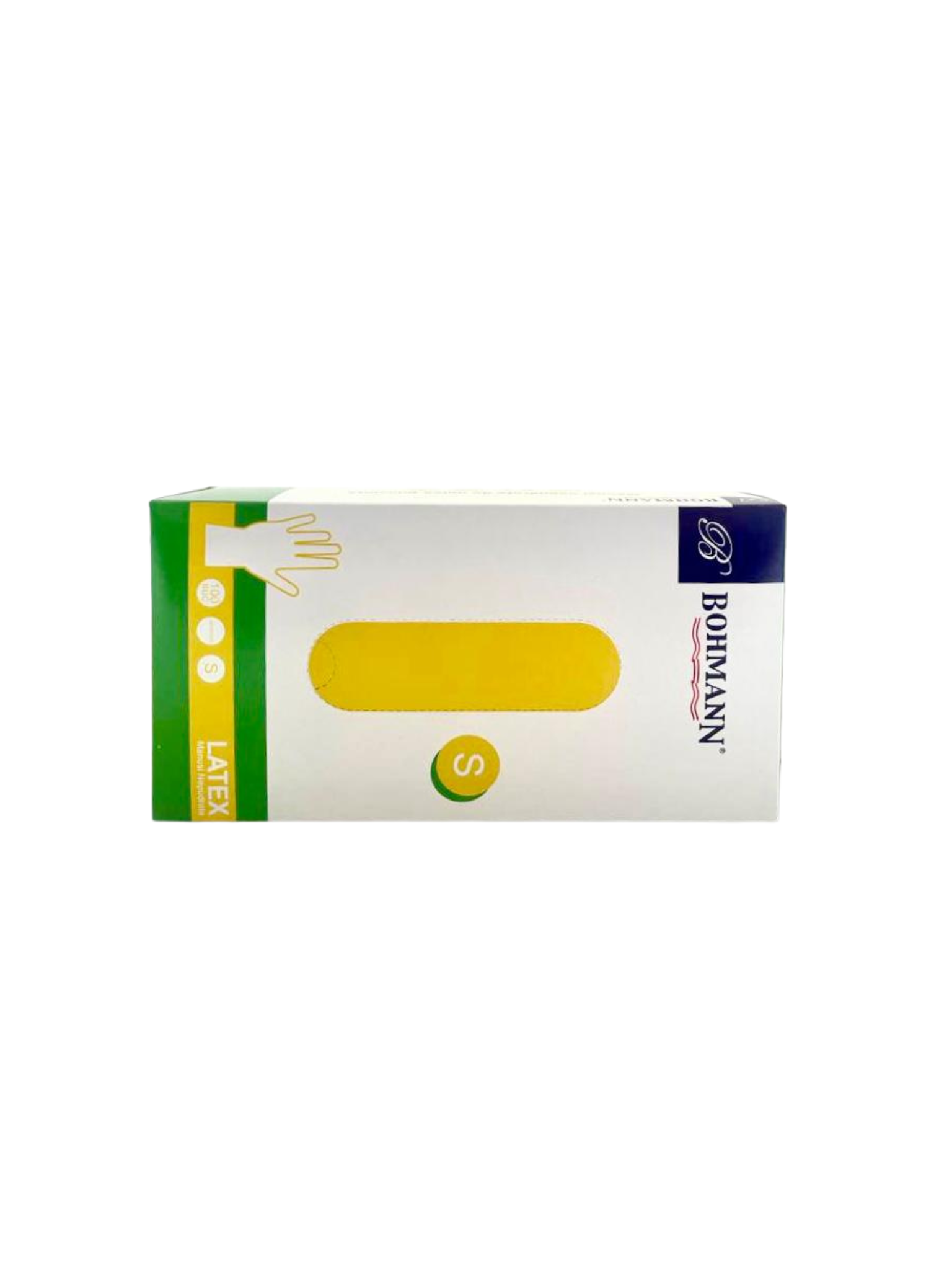 Manusi din latex 100% Premium, albe nepudrate, nesterile, de unica folosinta 100buc/cutie, S