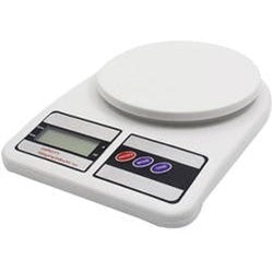 Cantar bucatarie Rosberg, max 7kg, LCD Alb