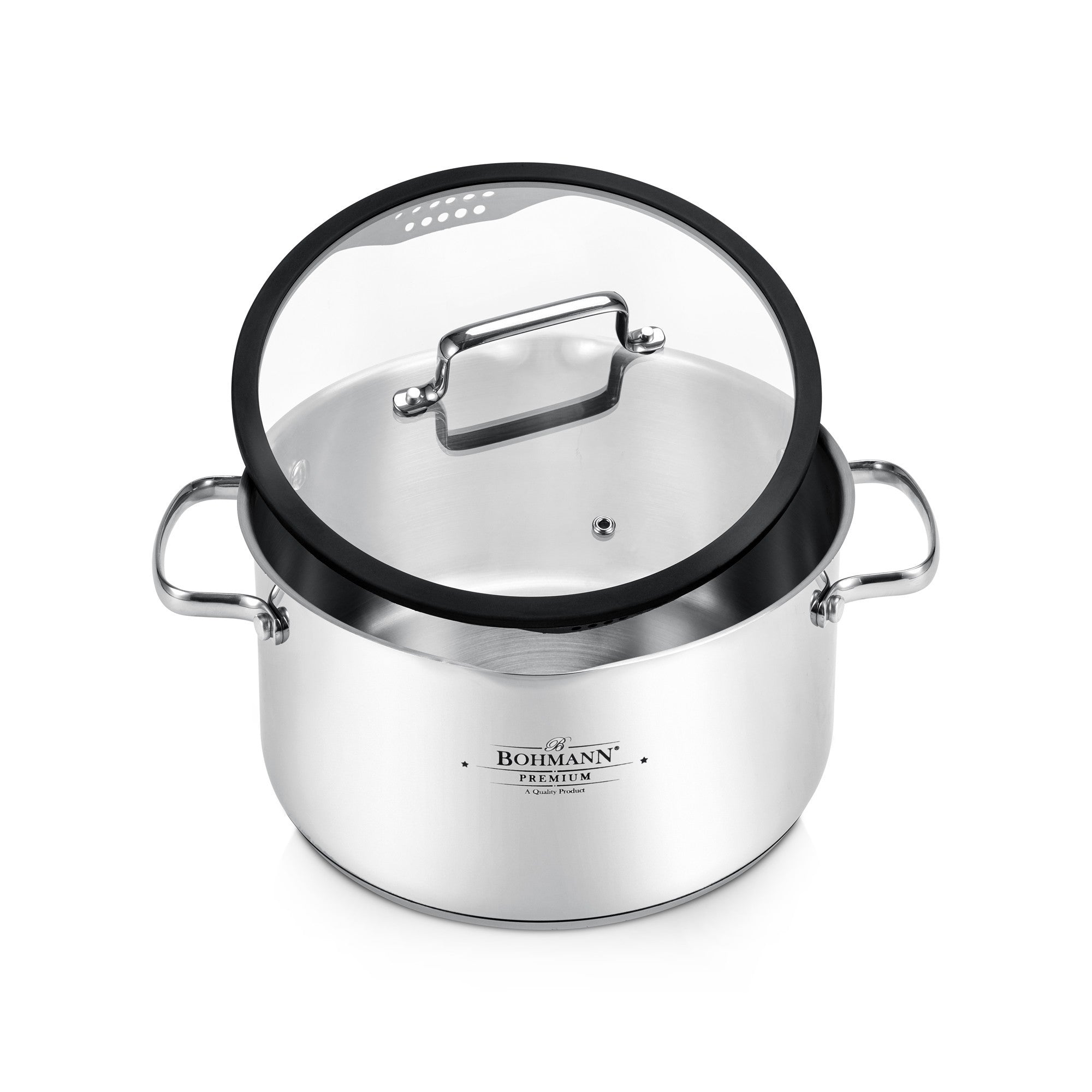 Cratita Premium 18/10 3.5L cu capac Bohmann