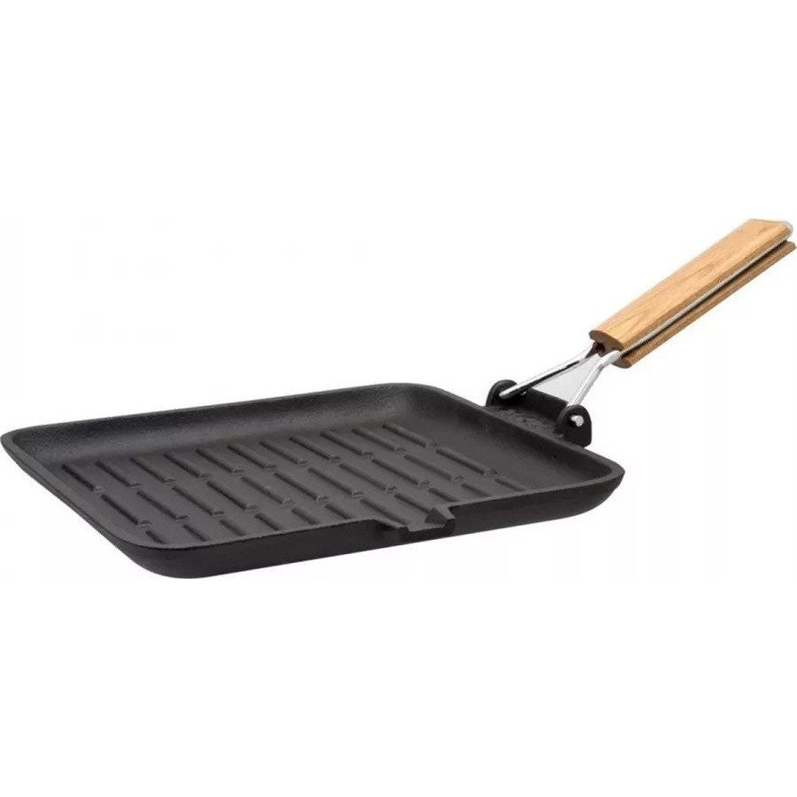 Tigaie grill fonta 28cm fara capac, Rosberg