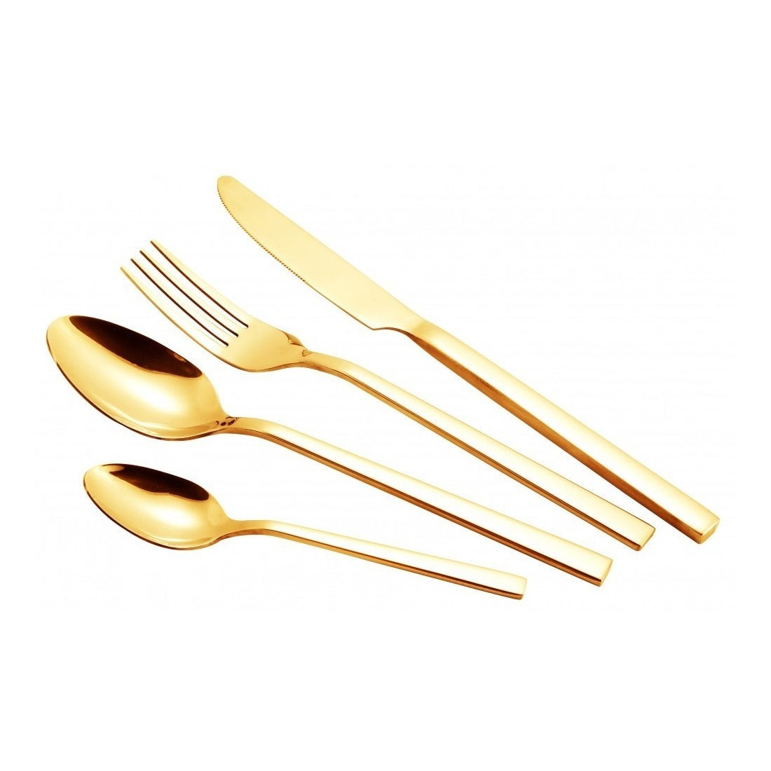 Set Tacamuri Inox, 24 Piese, Auriu Lucios, Voltz