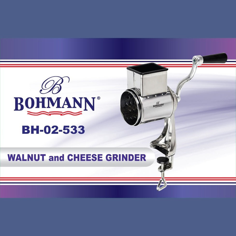 Râșniță manuală inox pentru măcinat nuci