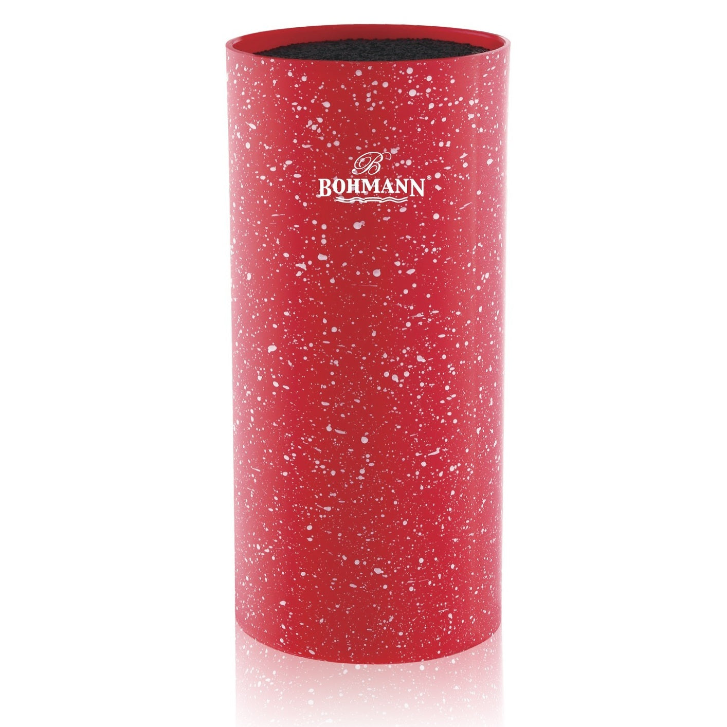 Suport Bohmann pentru cutite, marmorat rosu