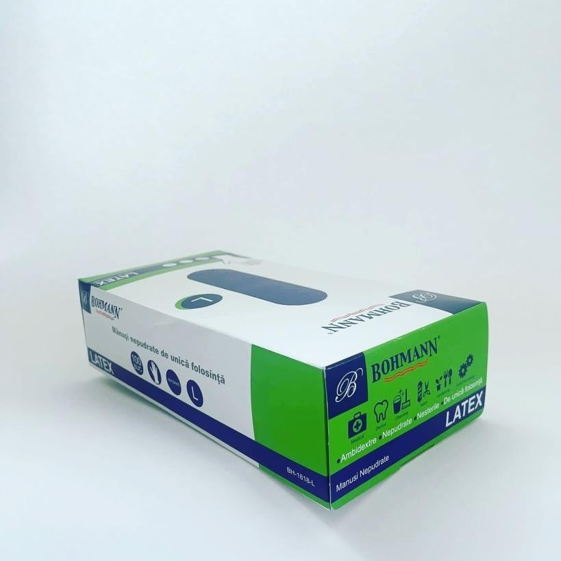 Manusi latex Premium albe, nepudrate, nesterile