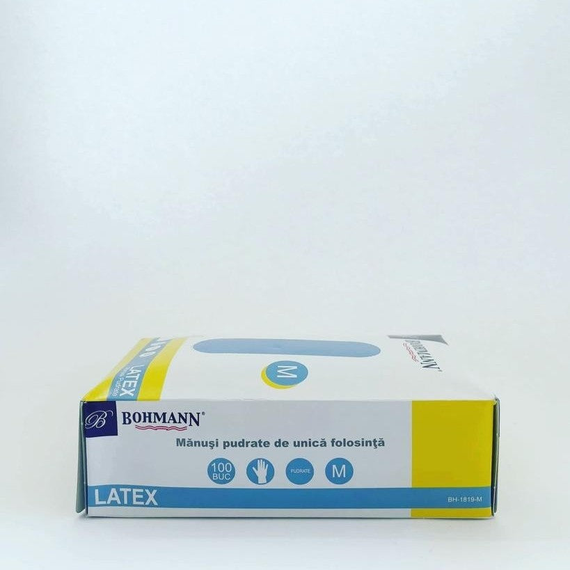 Manusi Latex Albe, de Unica Folosinta, Set 100buc
