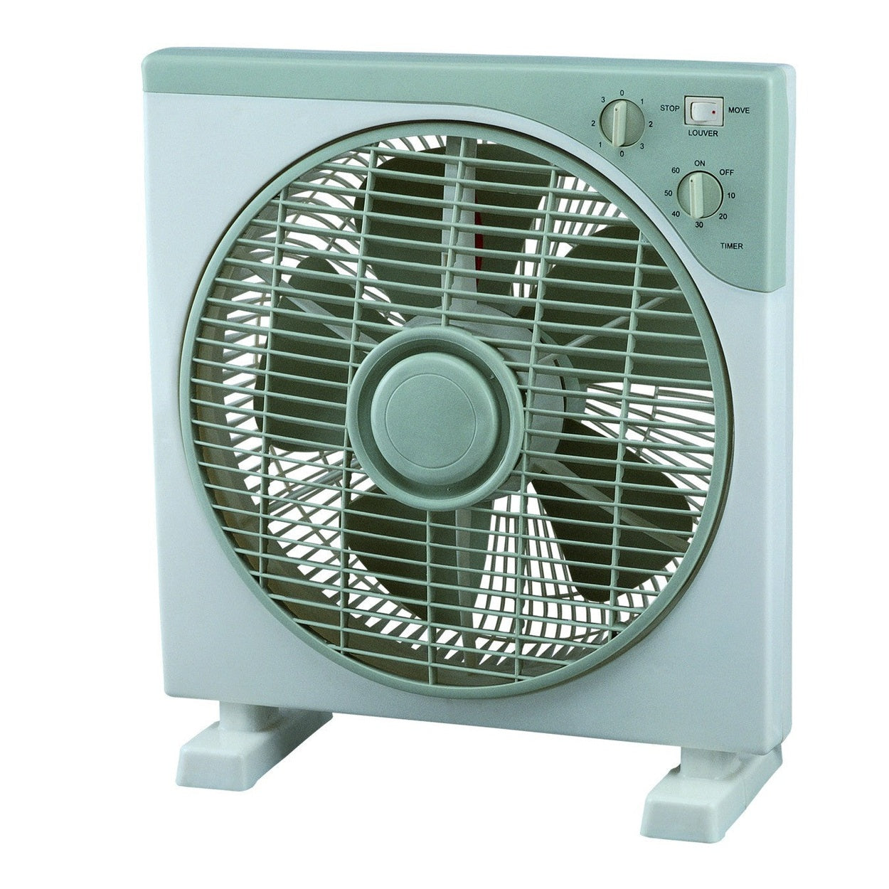Ventilator de birou Rosberg, 40W, gri