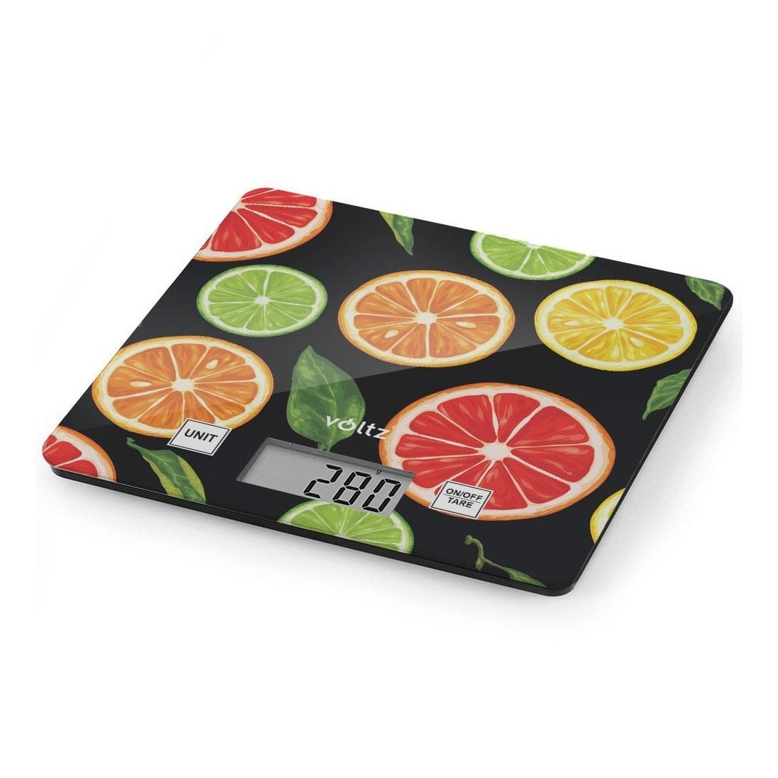 Mini Cantar Bucatarie Voltz, Design Citrice, Max 5kg