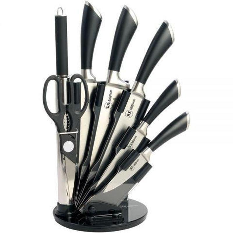 Set cuțite inox 8 piese Bohmann, argintiu mat