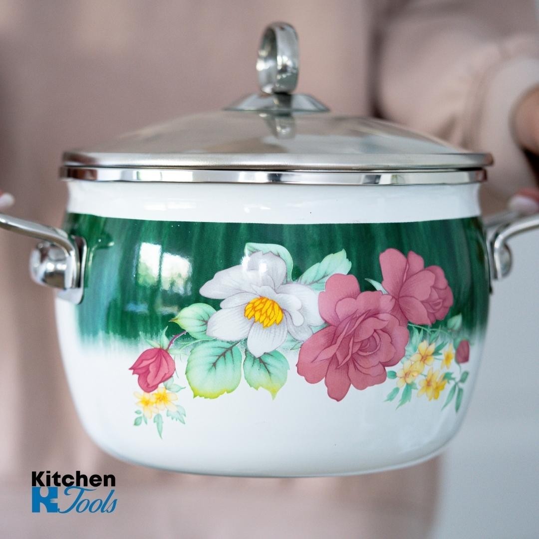 Cratita Bohmann 2.4L cu capac yena si manere din inox