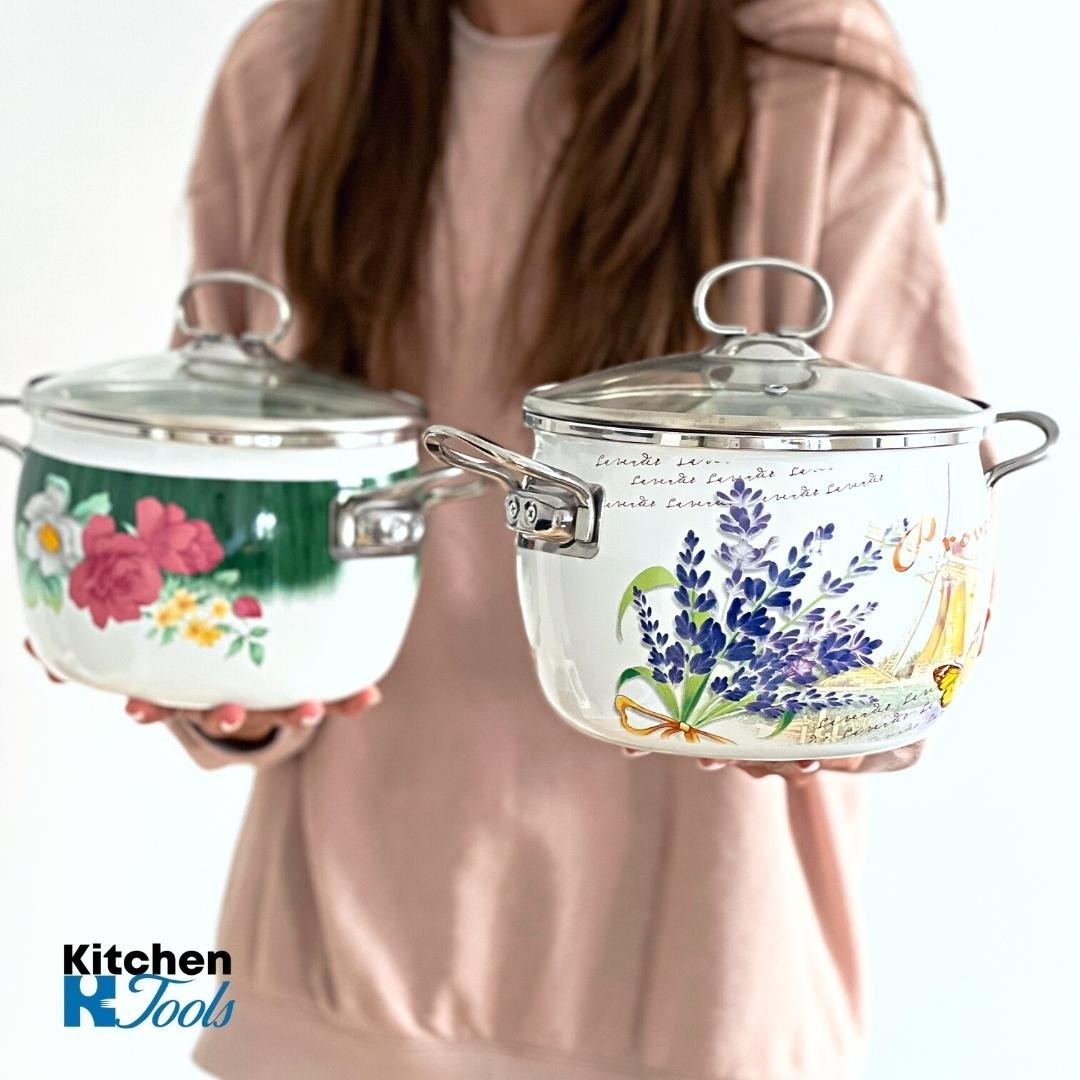 Cratita Bohmann 2.4L cu capac yena si manere din inox