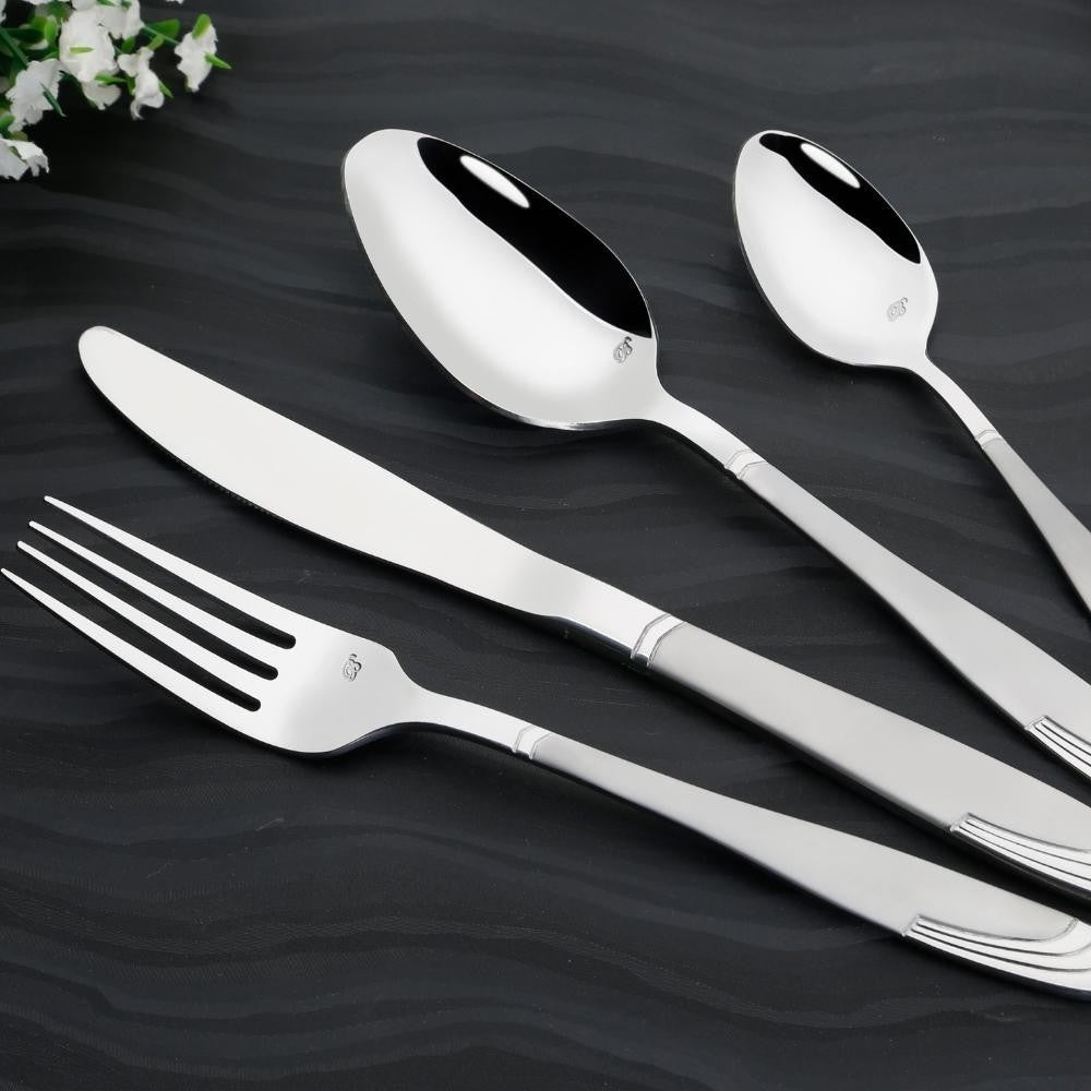 Set Tacâmuri Bohmann 84 Piese cu Servietă Din Lemn