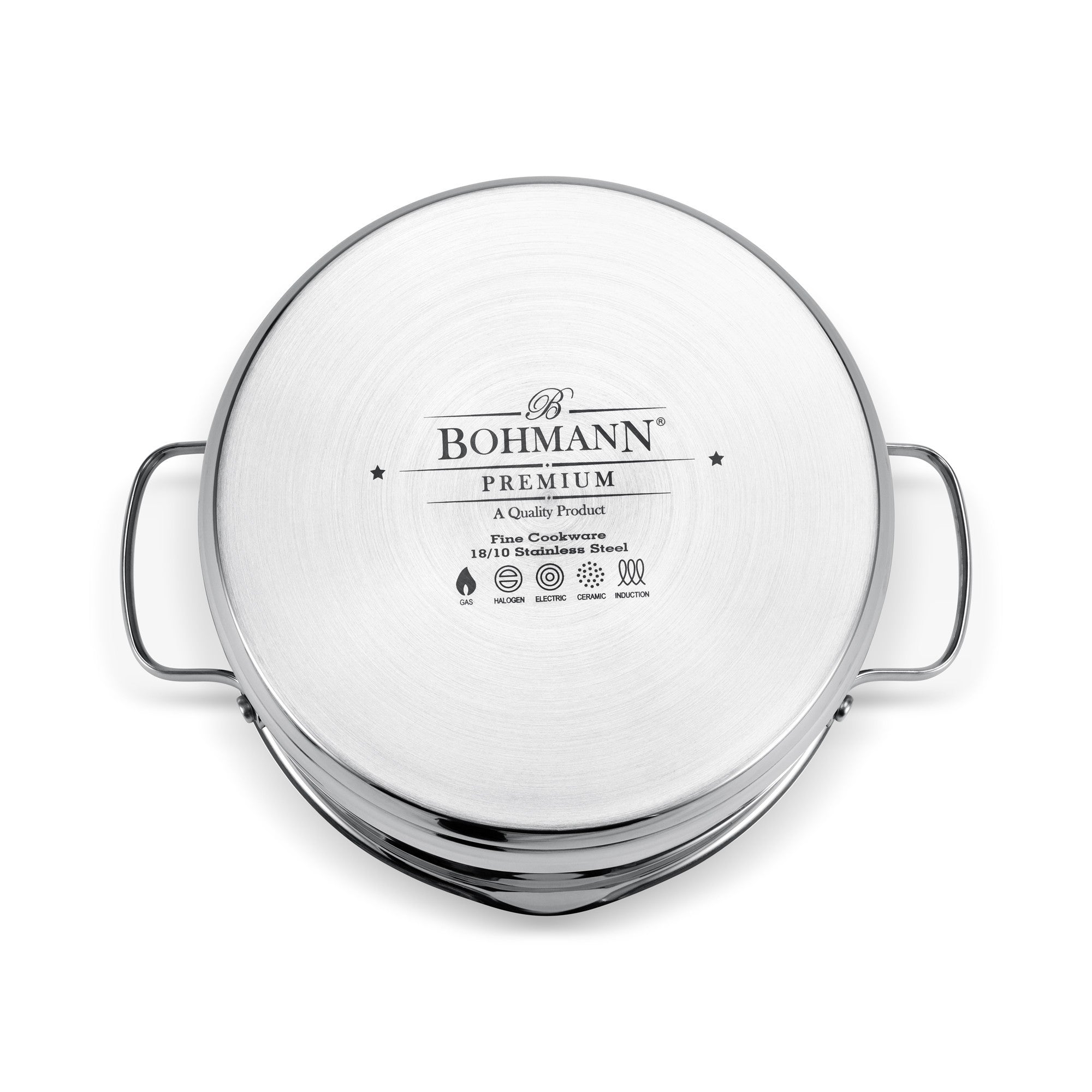 Set oale Inox Premium Bohmann, 8 piese