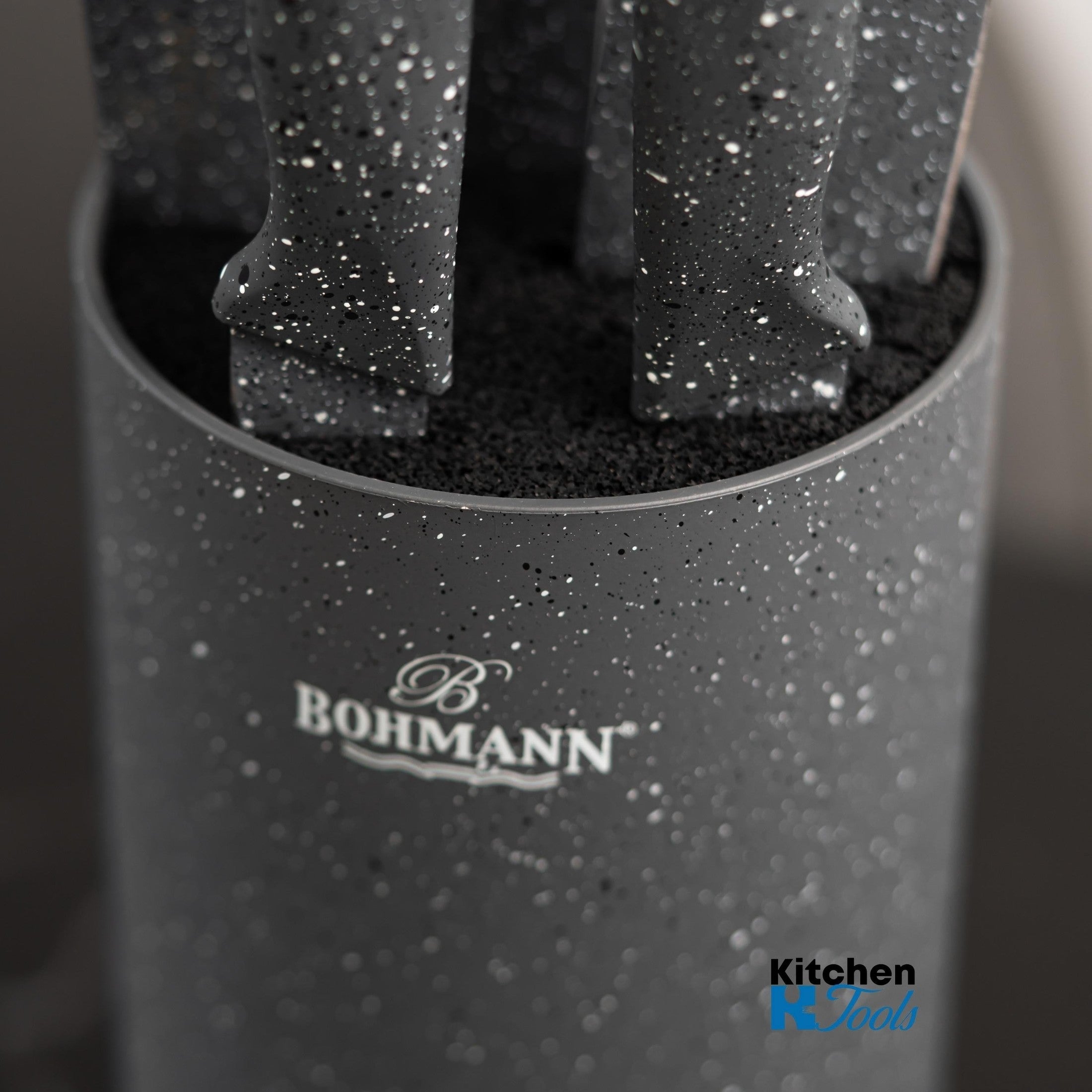 Set 6 cutite Bohmann, stand rotund, lame gri