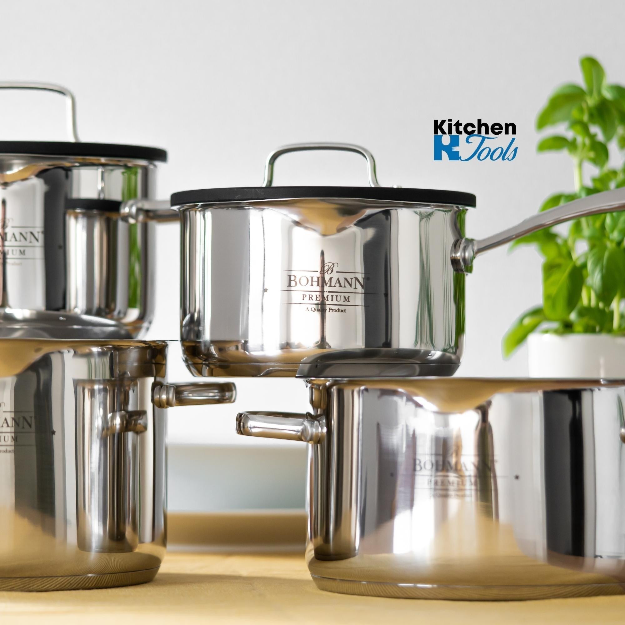 Set oale Inox Premium Bohmann, 8 piese