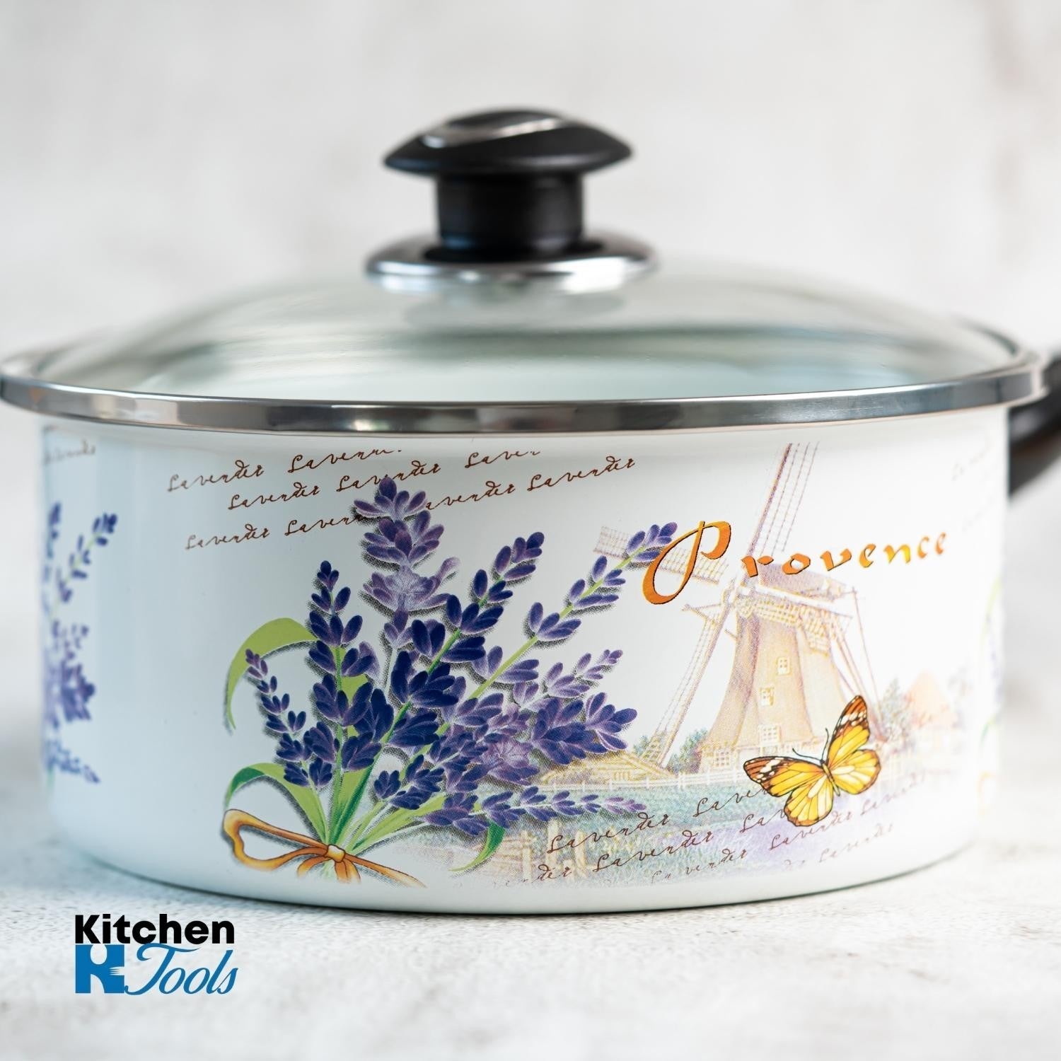 Cratita Zephyr 18cm cu capac yena, maner ebonita