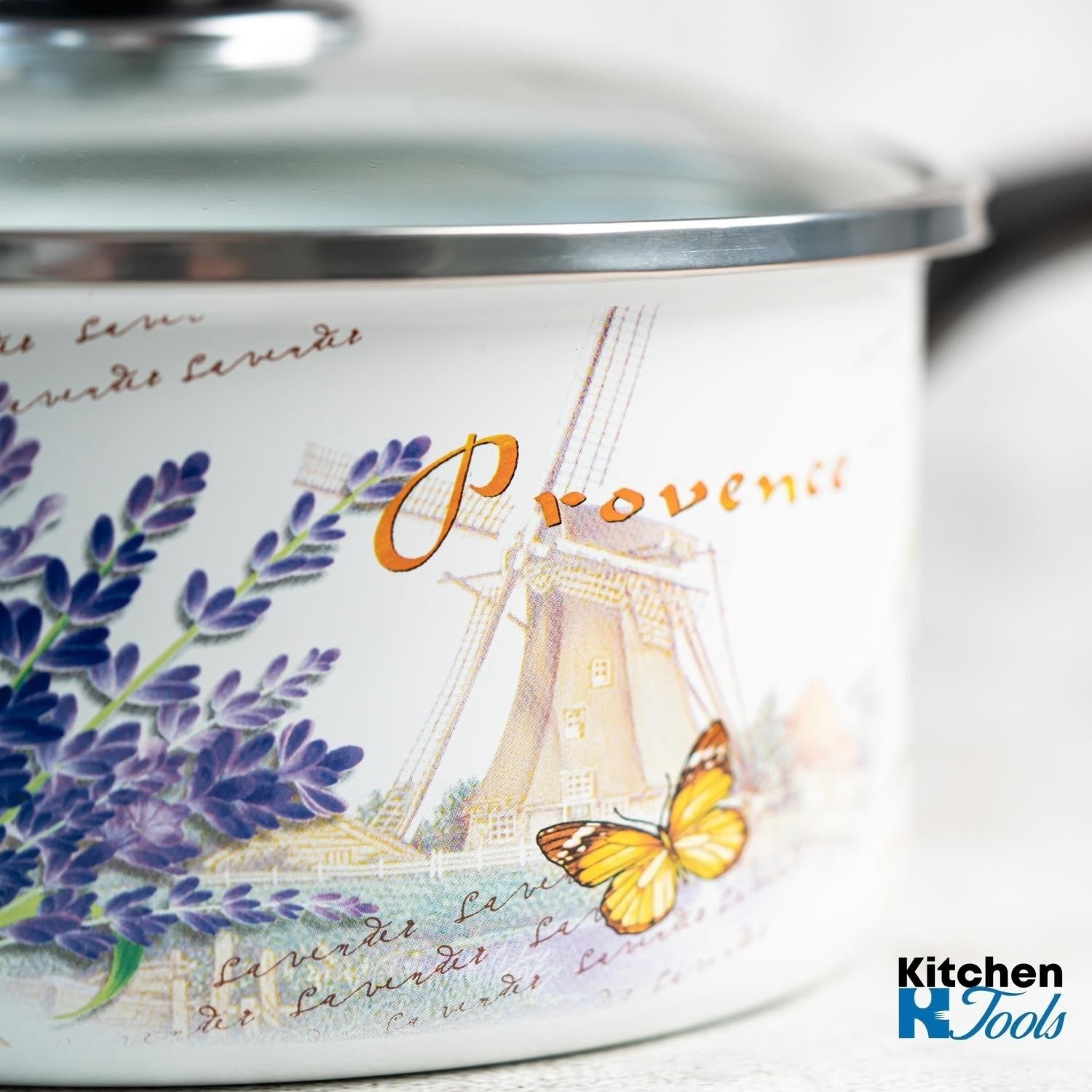 Cratita Zephyr 18cm cu capac yena, maner ebonita