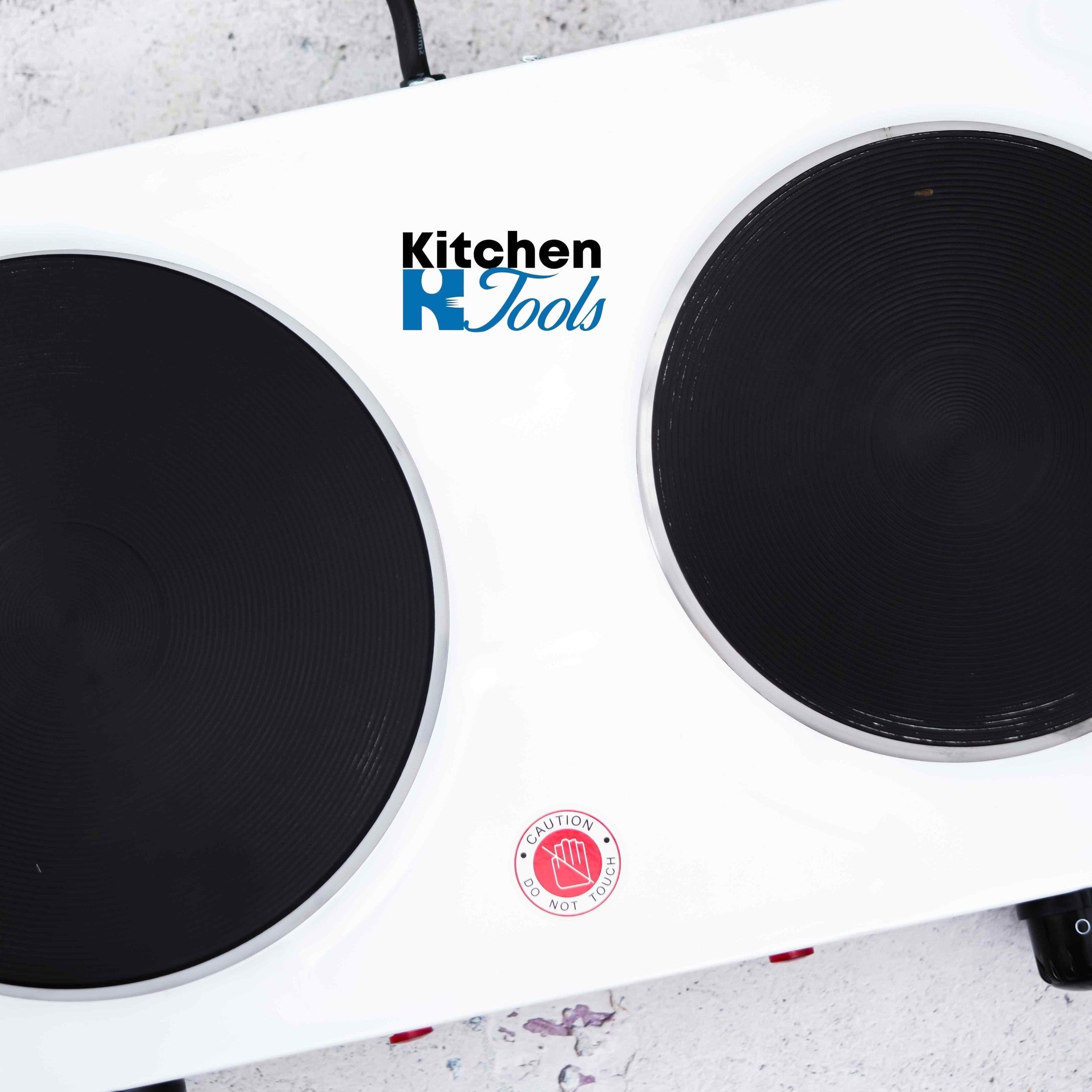 Plita electrica Rosberg, 2 arzatoare, alb