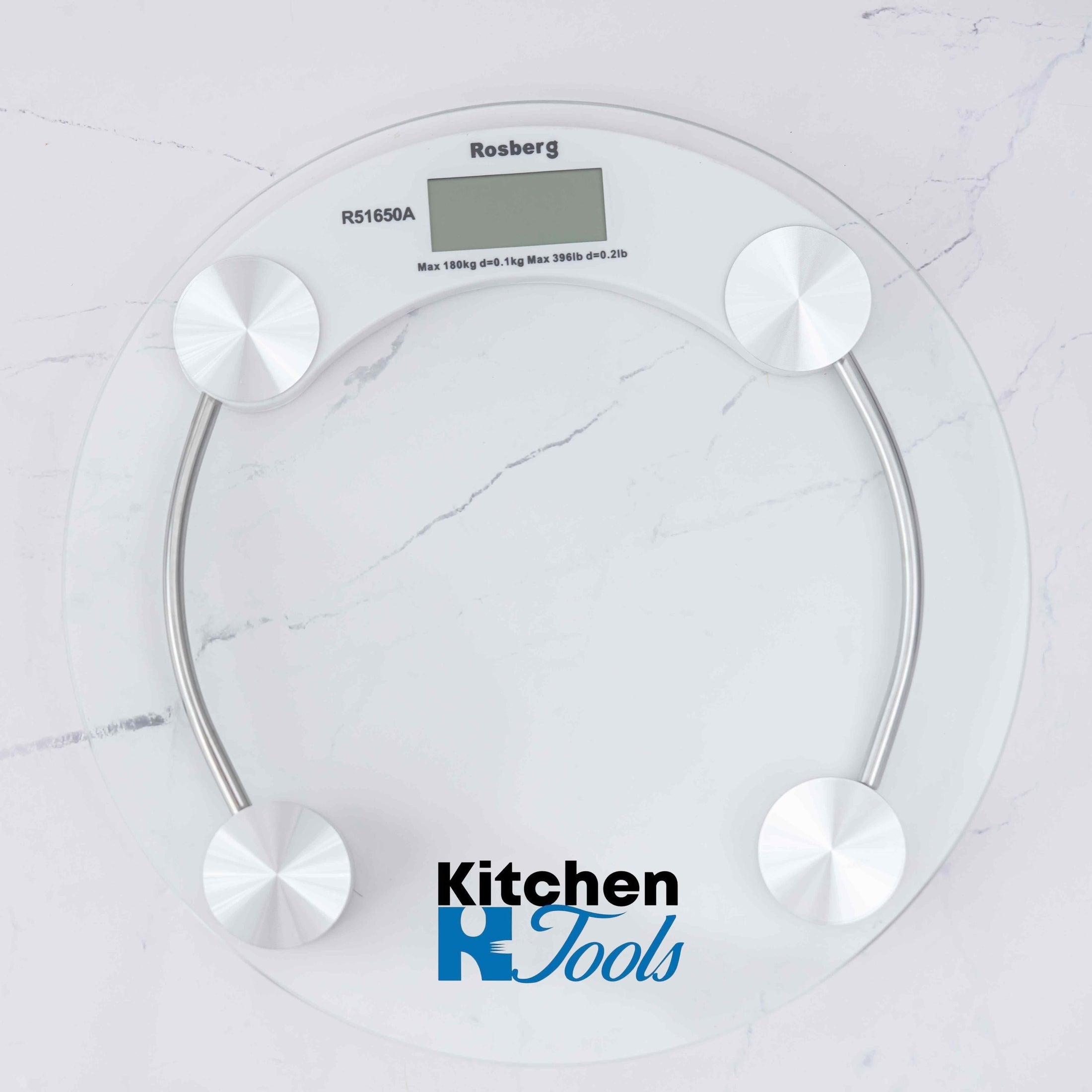 Cantar de baie digital Rosberg, 180kg, sticla