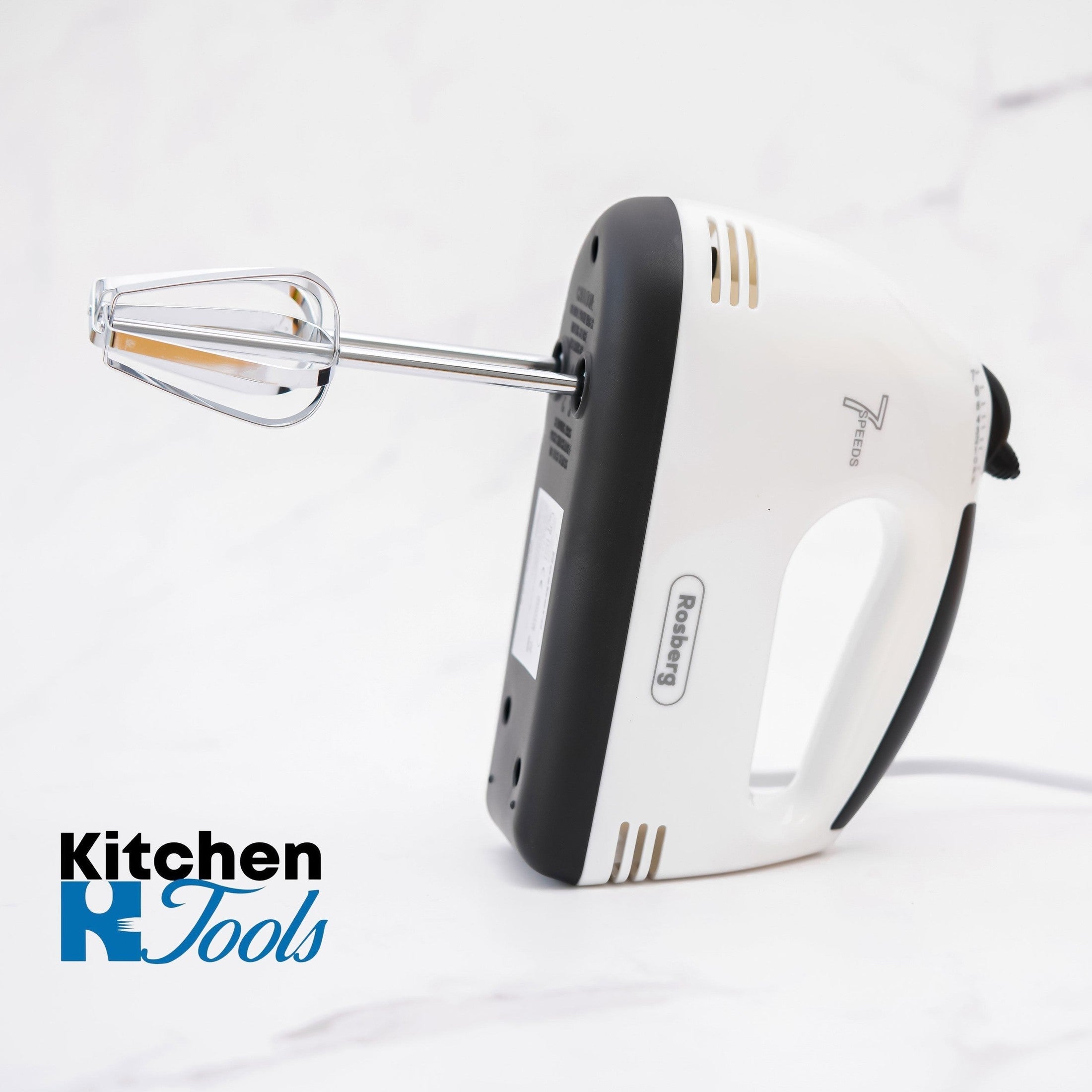 Mixer de mână Rosberg, 7 viteze, negru