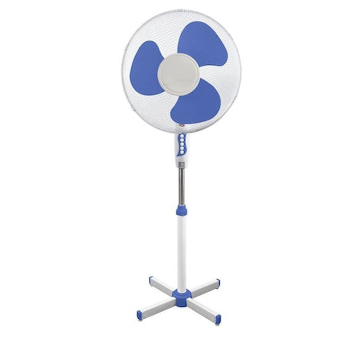 Ventilator cu picior albastru, putere 45W, diametru 40 cm