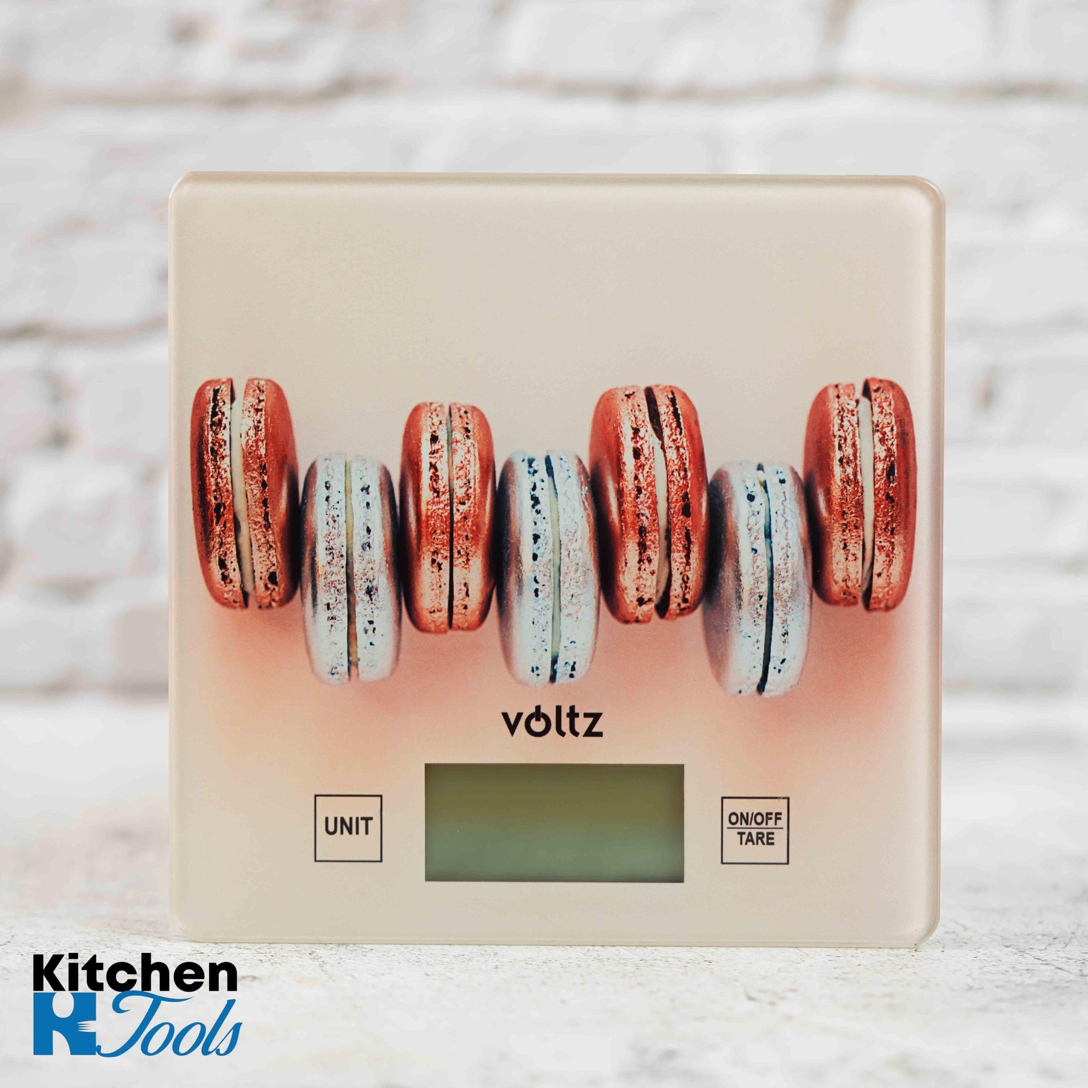 Mini Cantar Voltz cu Sticla si Decor Citrice