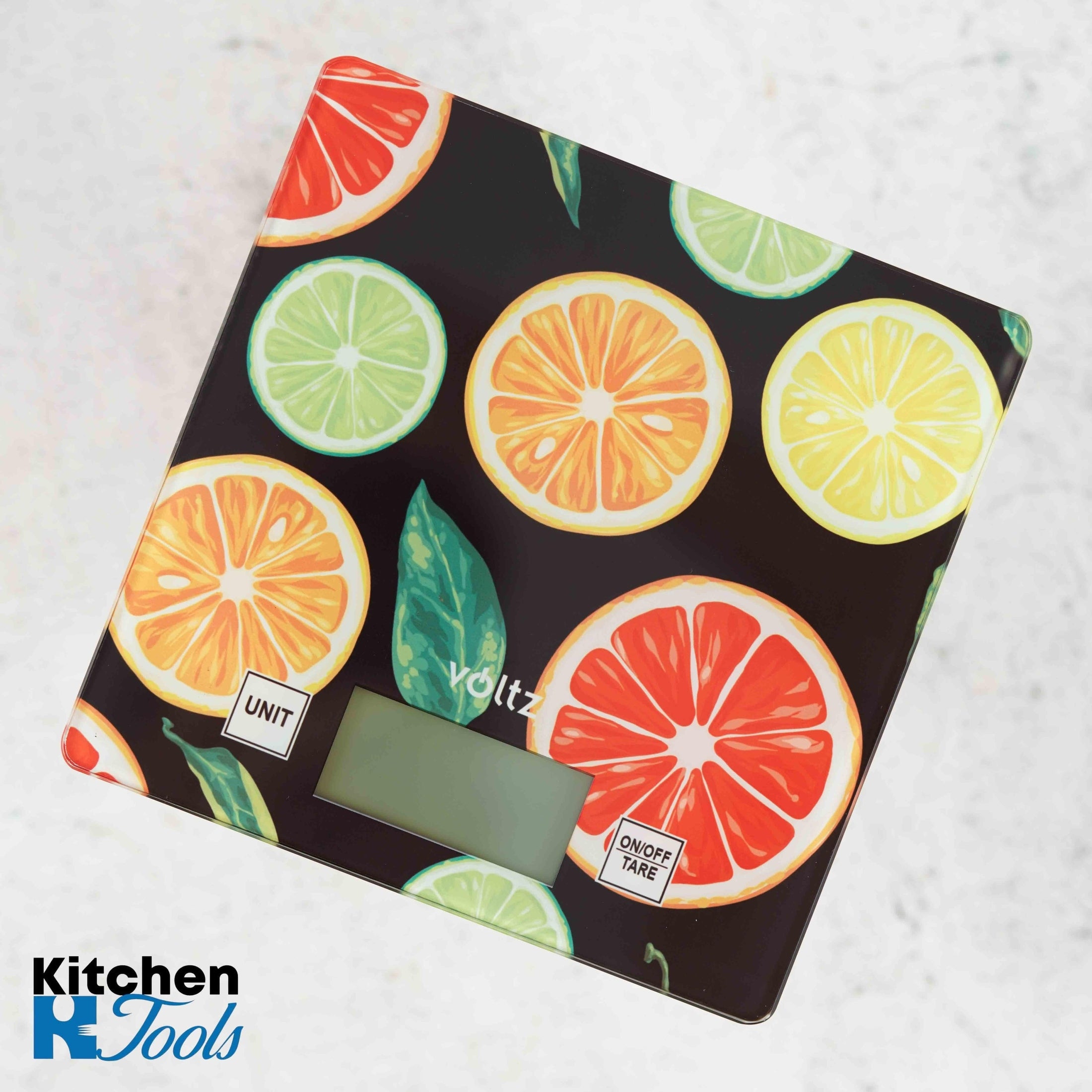 Mini Cantar Bucatarie Voltz, Design Citrice, Max 5kg