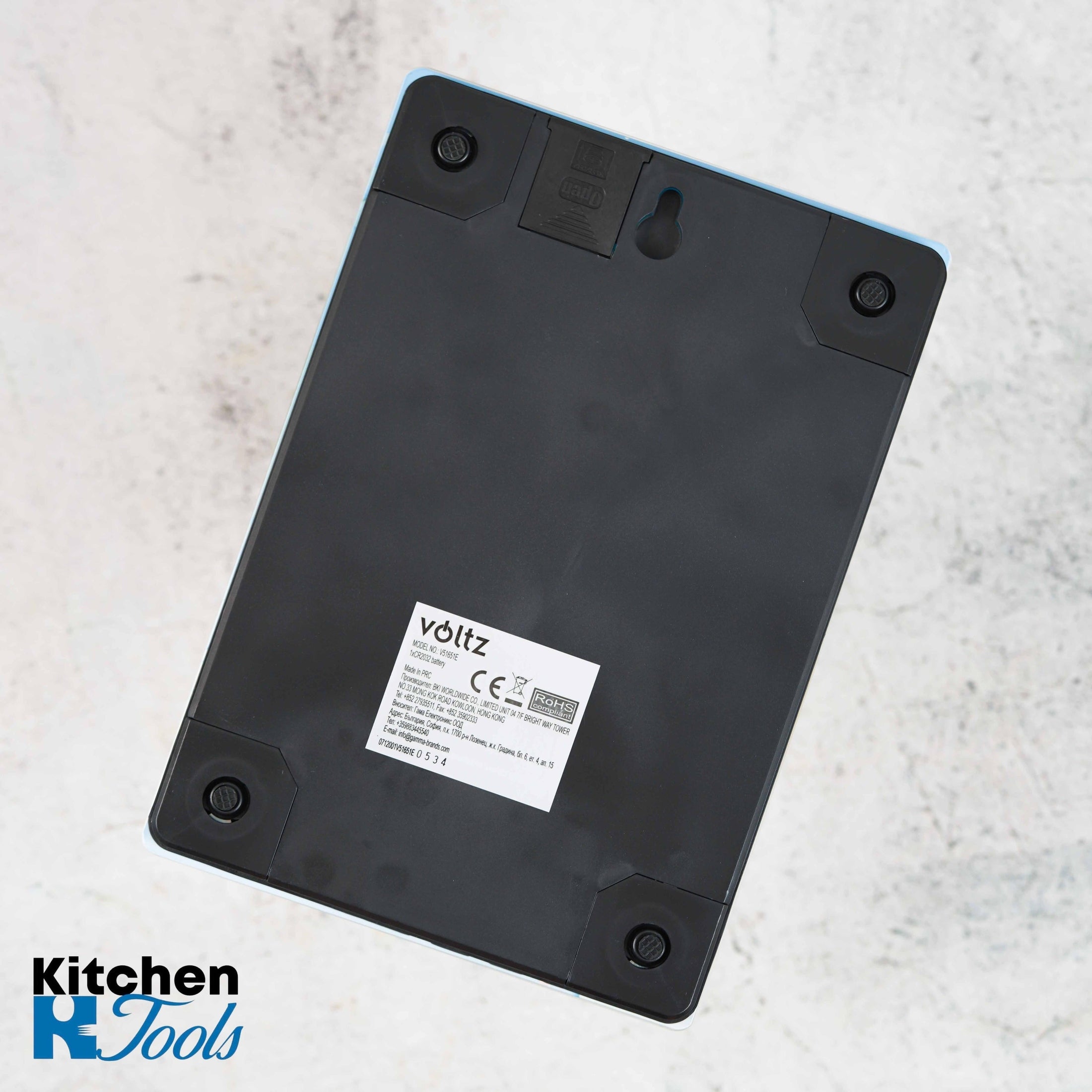 Cantar de bucatarie Voltz decor Macarons 5kg sticla