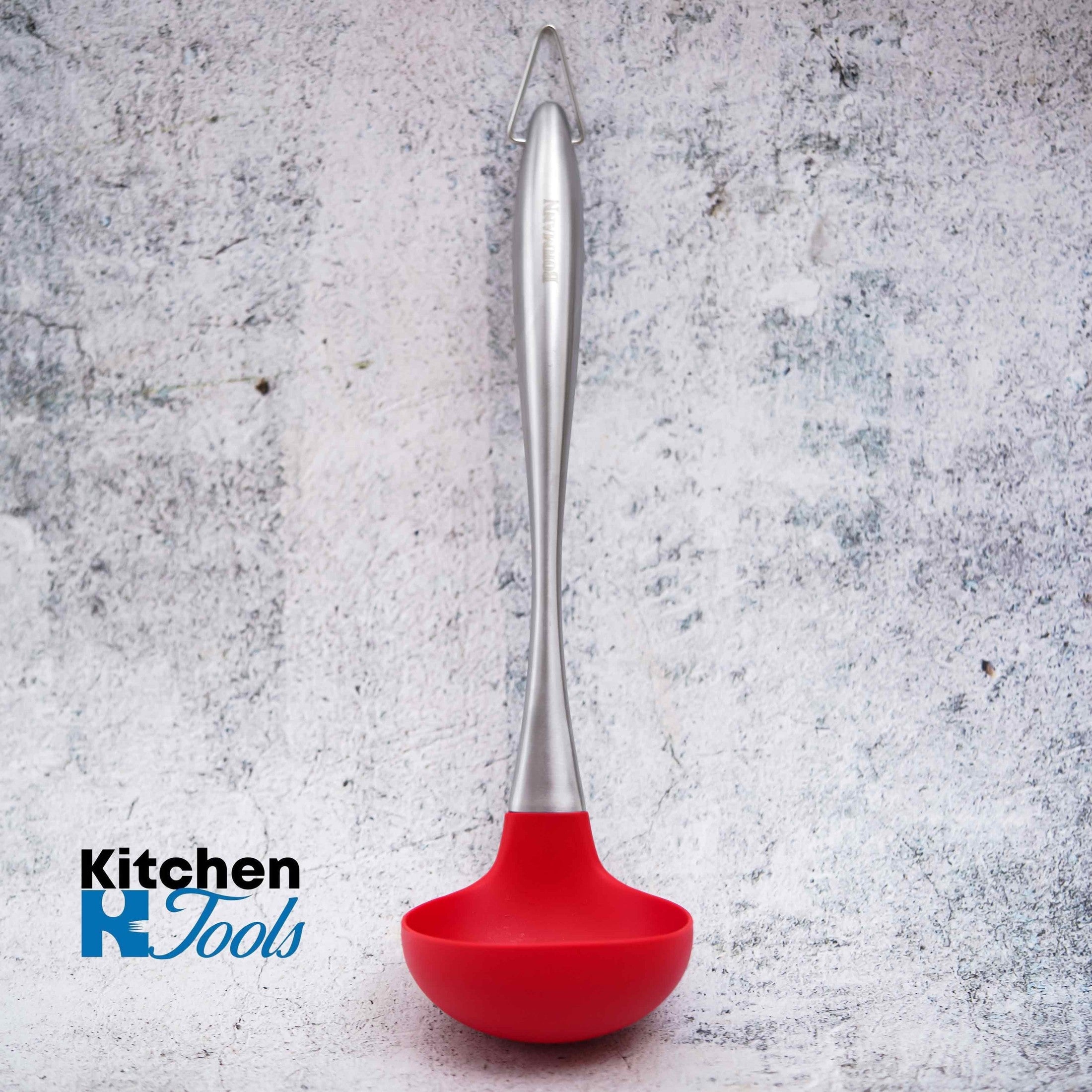 Polonic din silicon cu mâner inox Bohmann