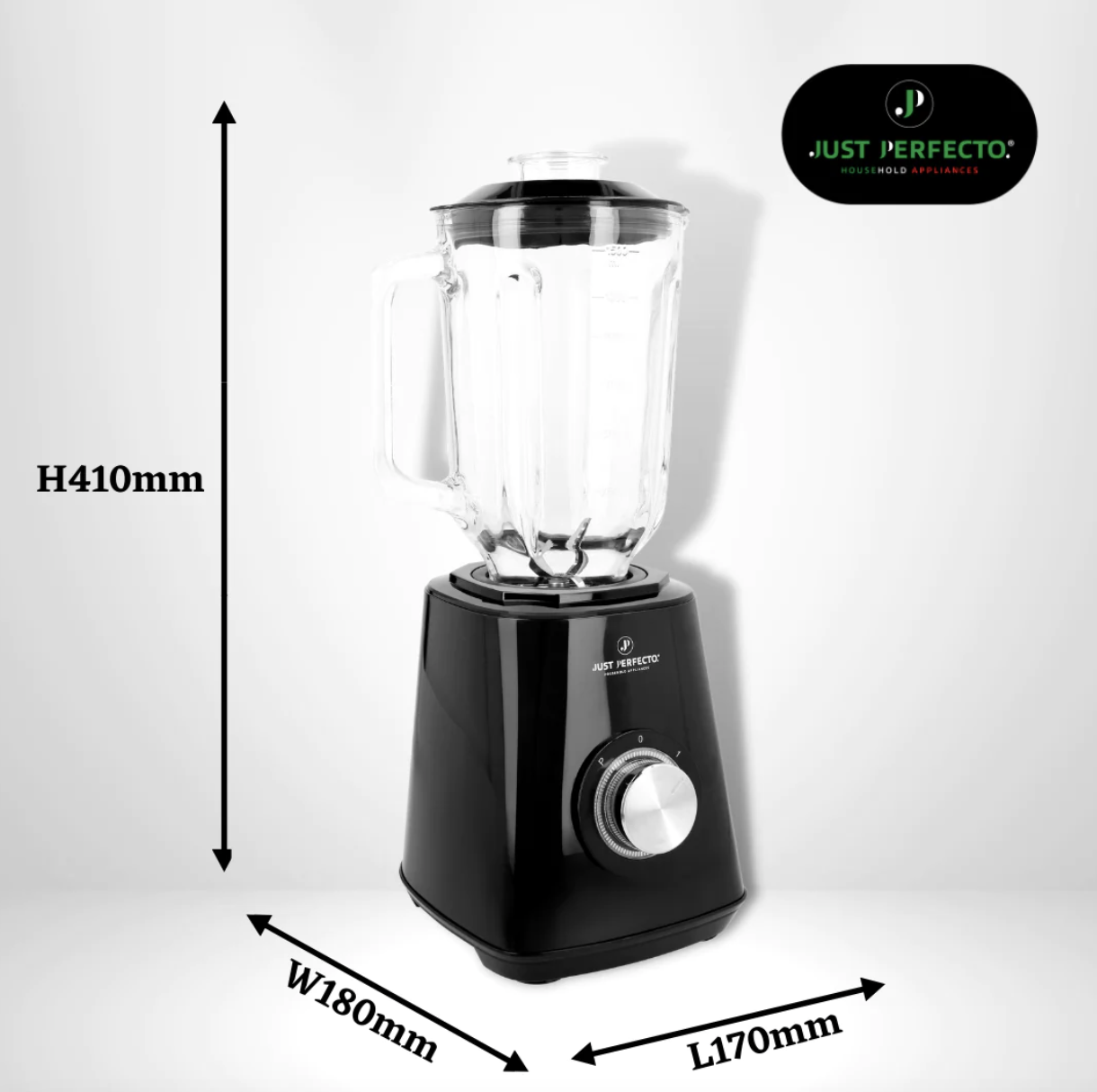 Blender electric 1000W, 1.5L, Negru
