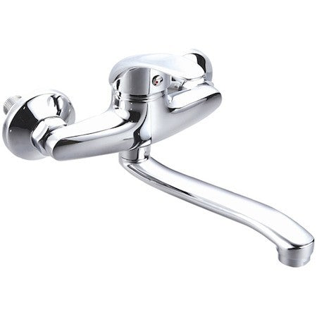 Baterie Cadă Cromată Monocomandă, Pipa Lungă