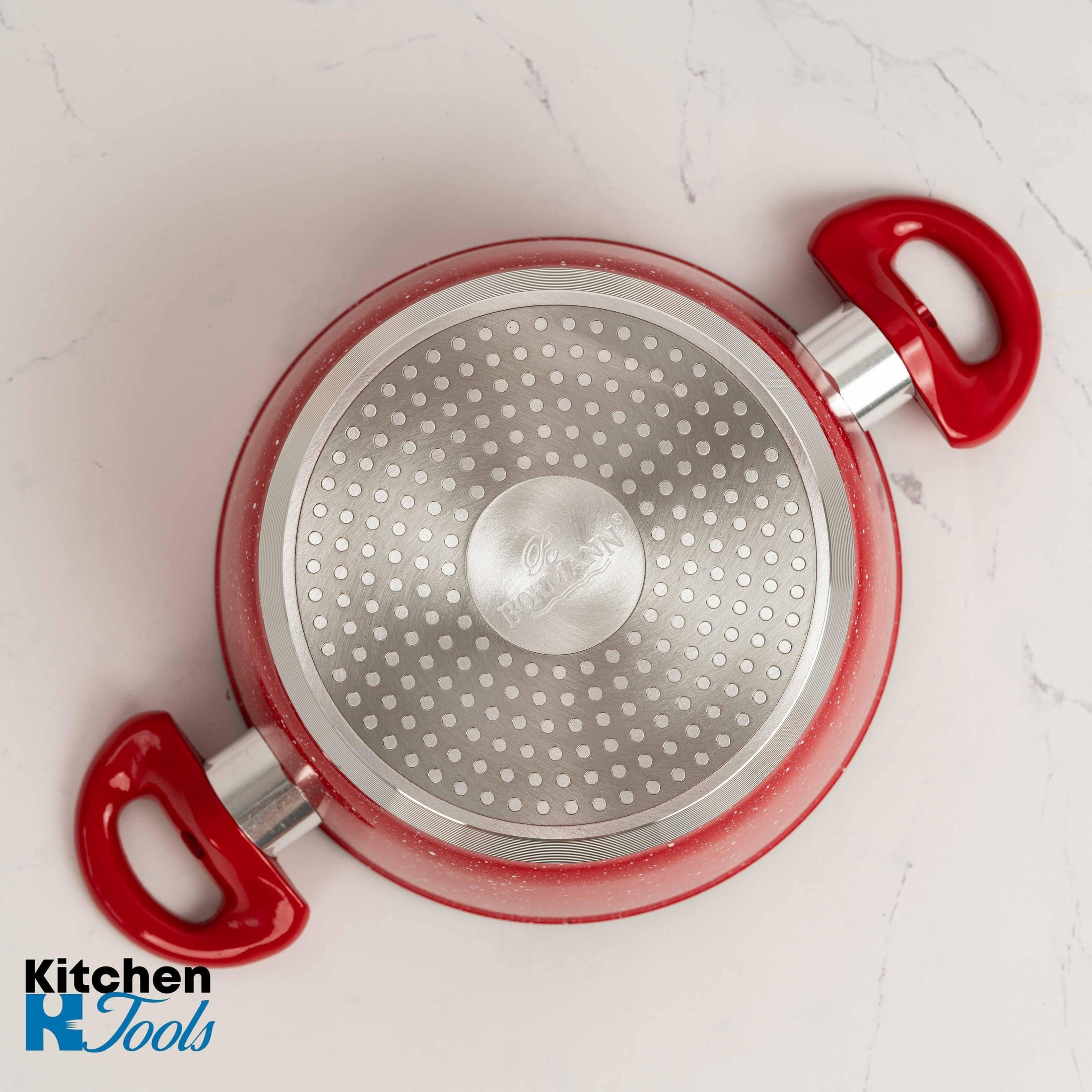 Cratiță 2.2L Goldmann Marmorată Roșie