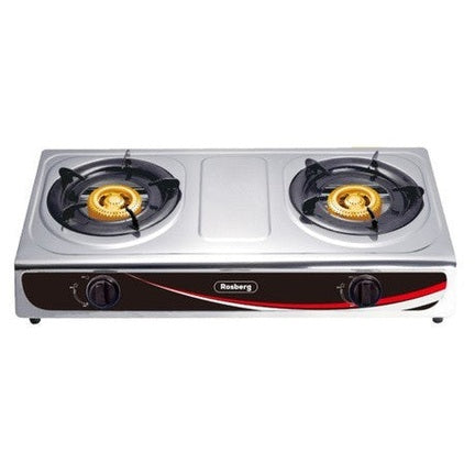 Aragaz camping portabil inox cu 2 arzătoare