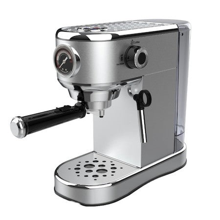 Espressor Oliver Voltz 1450W, 15 bar, Argintiu