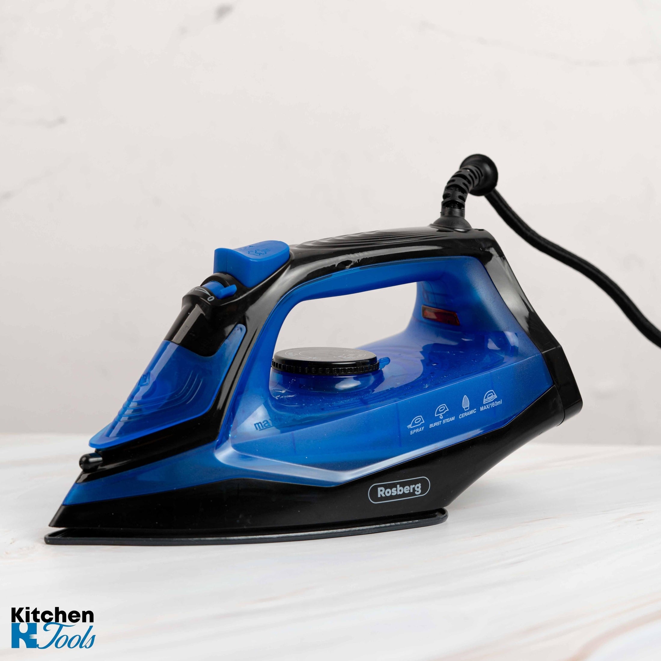 Fier de călcat Rosberg, Albastru/Negru